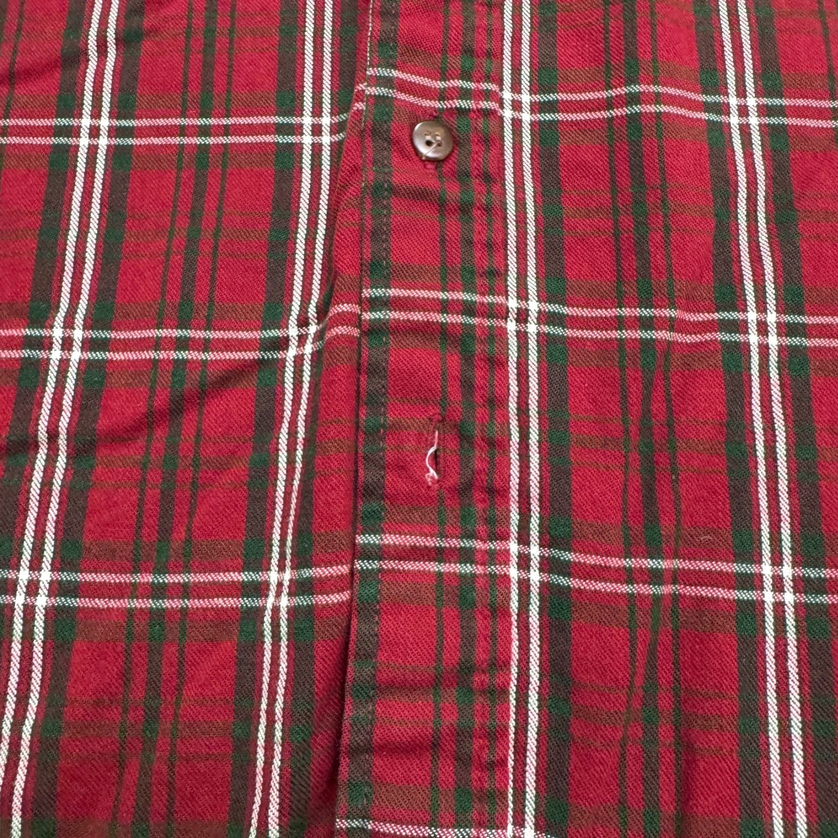 Vintage Vintage Woolrich Flannel Shirt Men Large Red Green Plaid 90s Casual Outdoor Heritage Workwear Size US L / EU 52-54 / 3 - 6 Thumbnail
