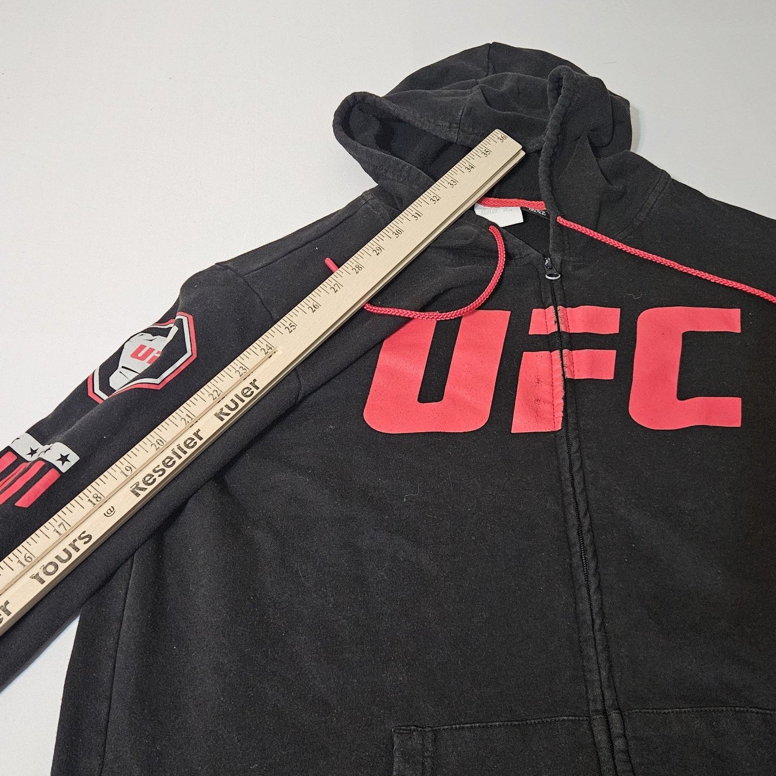 UFC VTG 90s Y2K UFC Hoodie Mens L MMA Jiu Jitsu Ultimate Fight Size US L / EU 52-54 / 3 - 4 Thumbnail