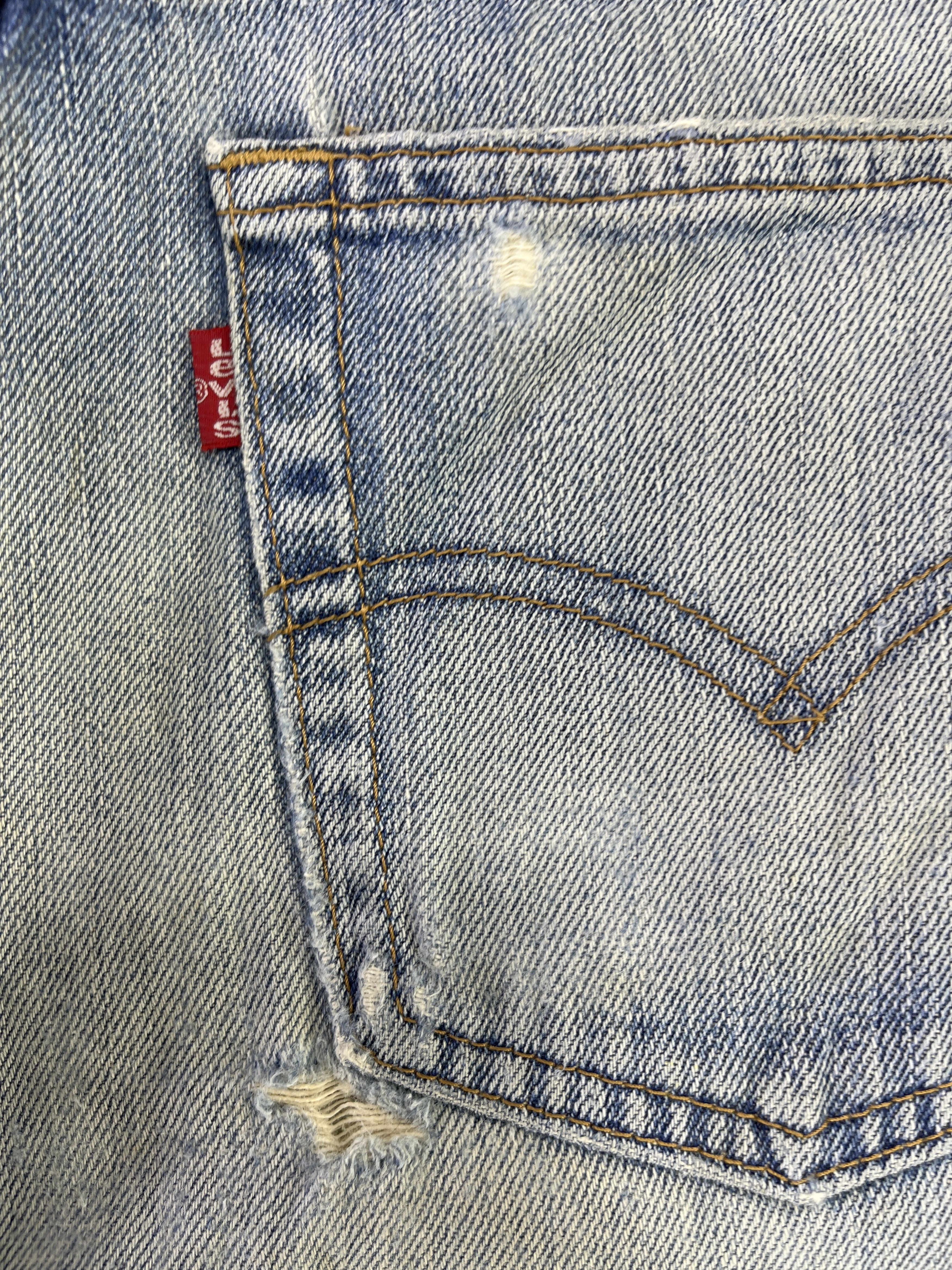 Levi's 90's Vintage Levis 511 Distressed Jeans - J911 Size US 29 - 18 Thumbnail