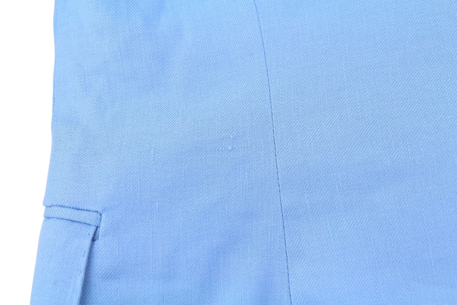 Gant EU34 Blue Linen Blend Notch Lapel Blazer 85315 Size XS / US 0-2 / IT 36-38 - 13 Thumbnail