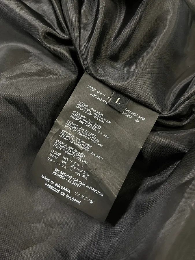 Prada AW2007 Prada Black Linea Rossa Light Nylon Bomber Jacket Size US M / EU 48-50 / 2 - 12 Thumbnail