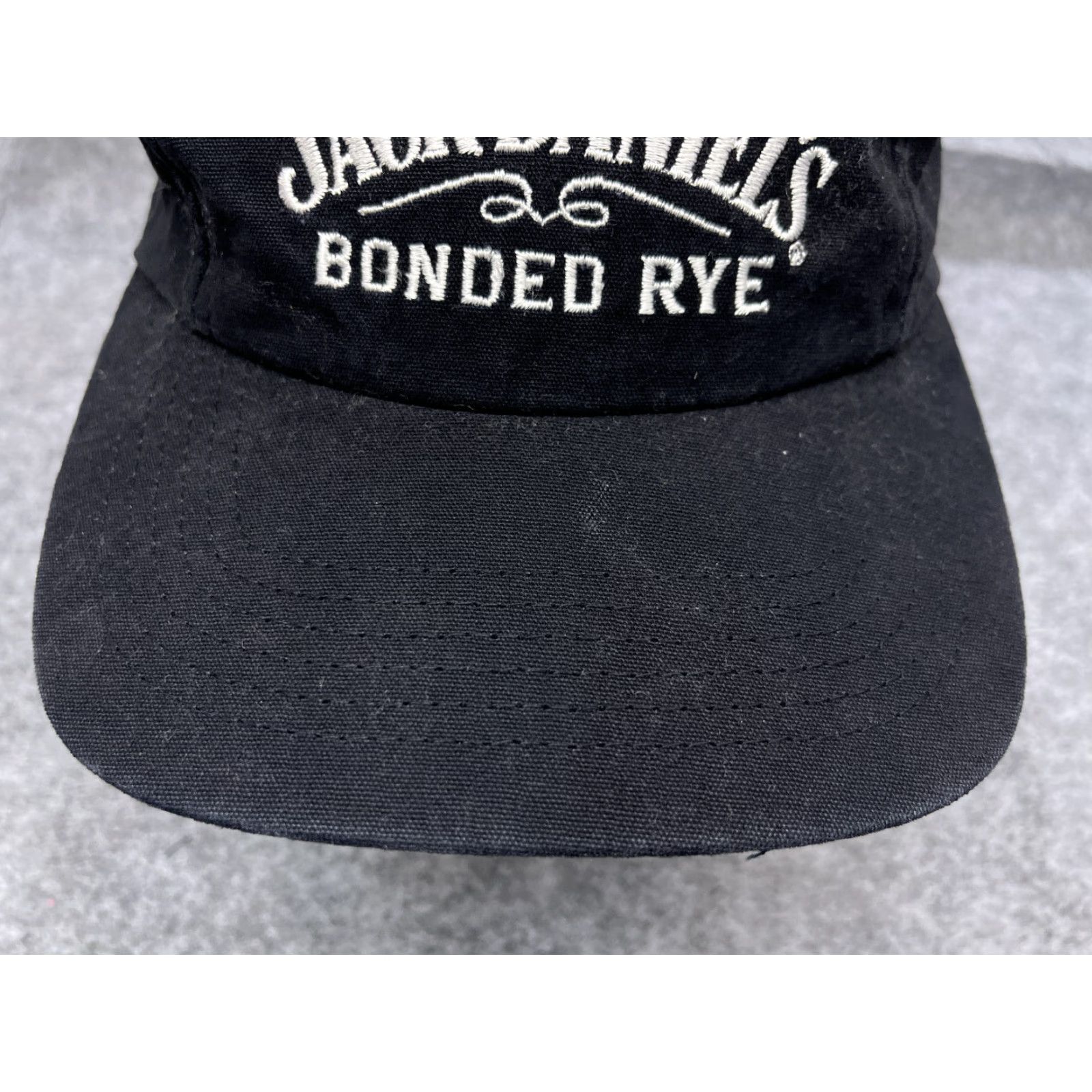 Port Authority Port Authority Jack Daniel's Bonded Rye Hat Cap 5 Panel Adjustable One Size Black Cotton Mens Hat Size ONE SIZE - 3 Thumbnail
