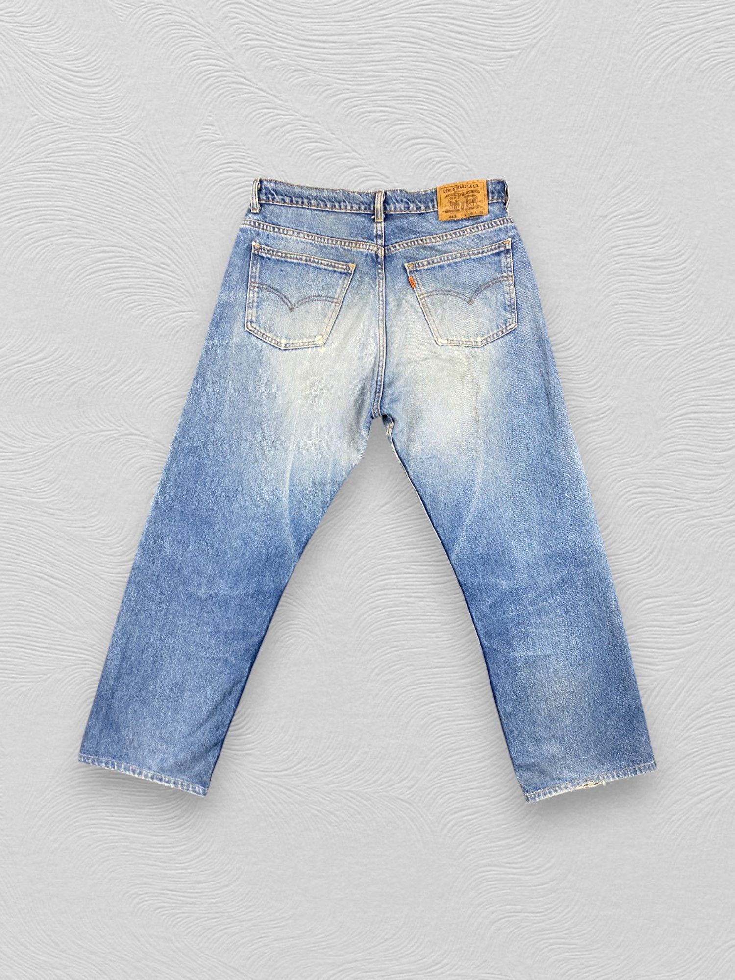 Levi's Distressed Blue Vintage Levi's 612 Orange Tab 35x29 -JN2312 Size US 35 - 2 Thumbnail