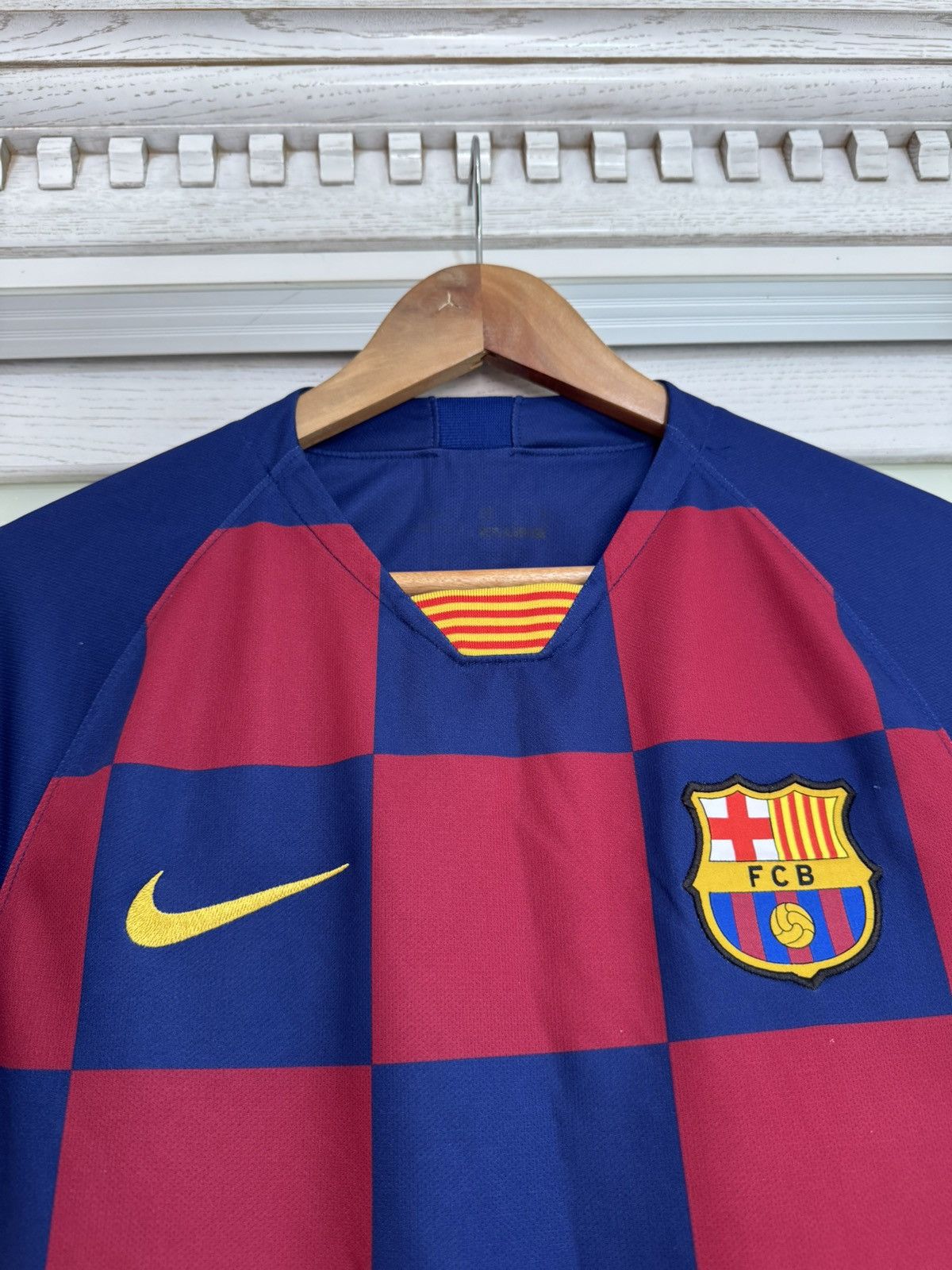 Nike Barcelona 2020-2021 Home Soccer Jersey Football Kit Shirt Size US S / EU 44-46 / 1 - 5 Thumbnail