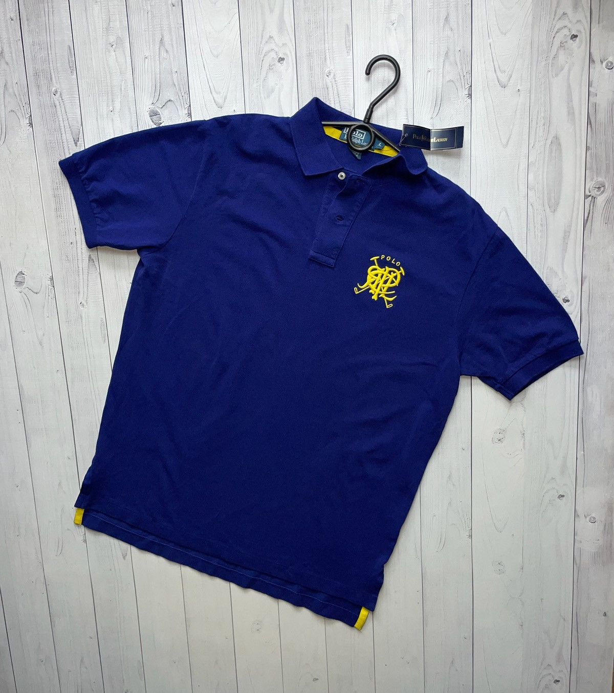 Polo Ralph Lauren × Vintage Vintage polo Ralph Lauren size L logo blue Size US L / EU 52-54 / 3 - 1 Thumbnail