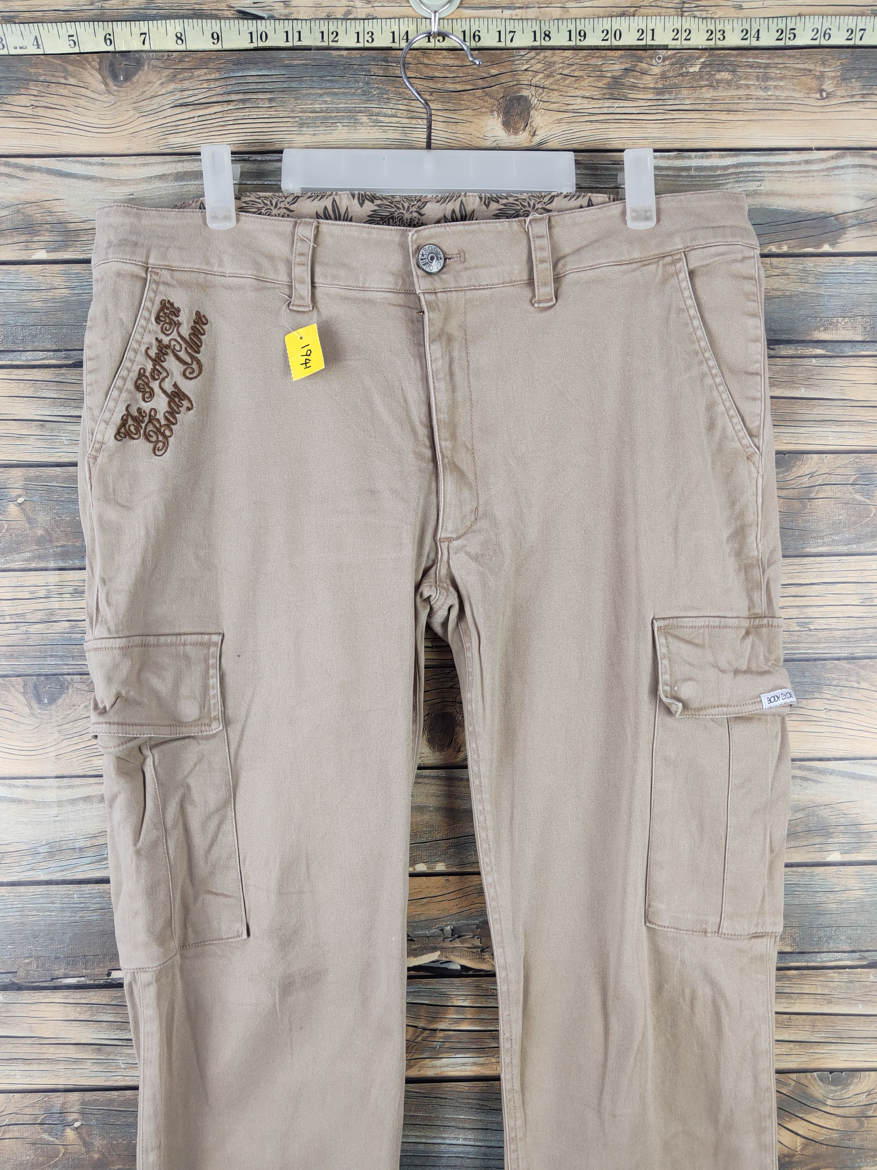 Body Glove DL Body Glove Beige Multipocket Cargo Pants #1941 Size 36" / US 14 / IT 50 - 2 Thumbnail