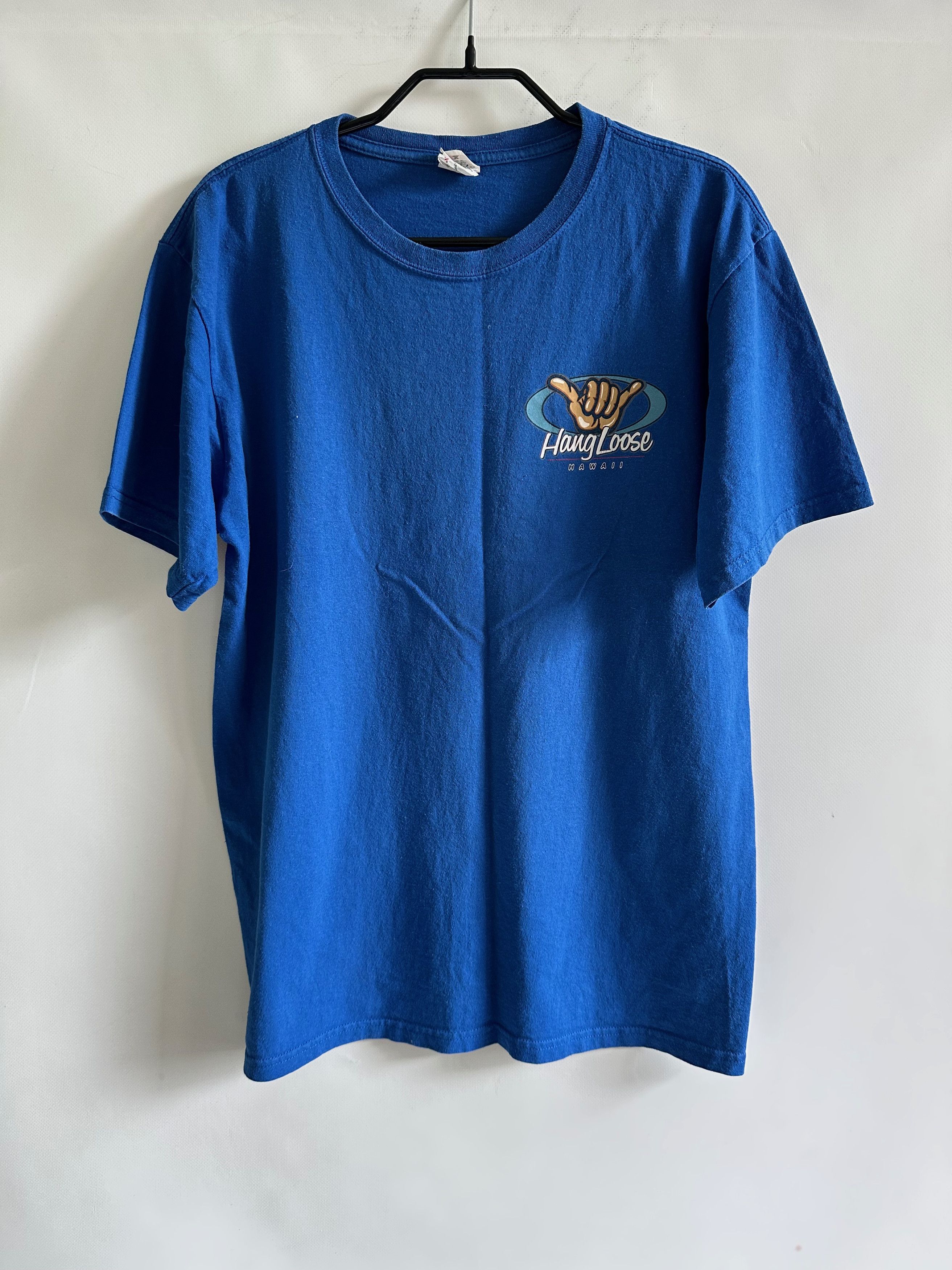 Anvil Anvil Hang Loose Hawaii Surf style t shirt blue Size US M / EU 48-50 / 2 - 8 Thumbnail