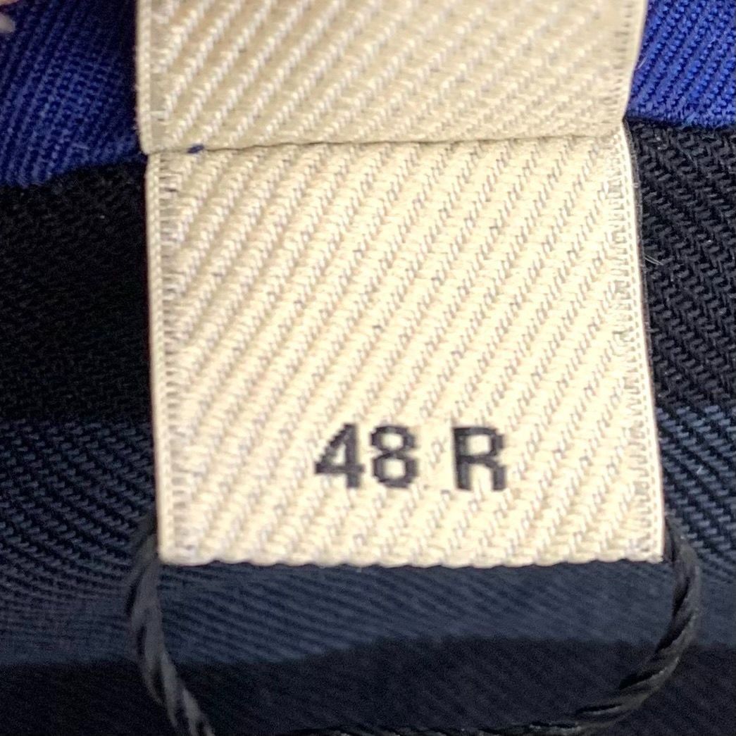 Burberry Burberry London Blue Single-Breasted Lapel Cotton & Silk Tre Size US M / EU 48-50 / 2 - 5 Thumbnail