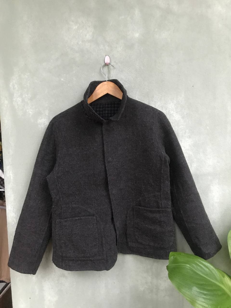 Issey Miyake Plantation WOOL Reversible Jacket Size US M / EU 48-50 / 2 - 4 Thumbnail