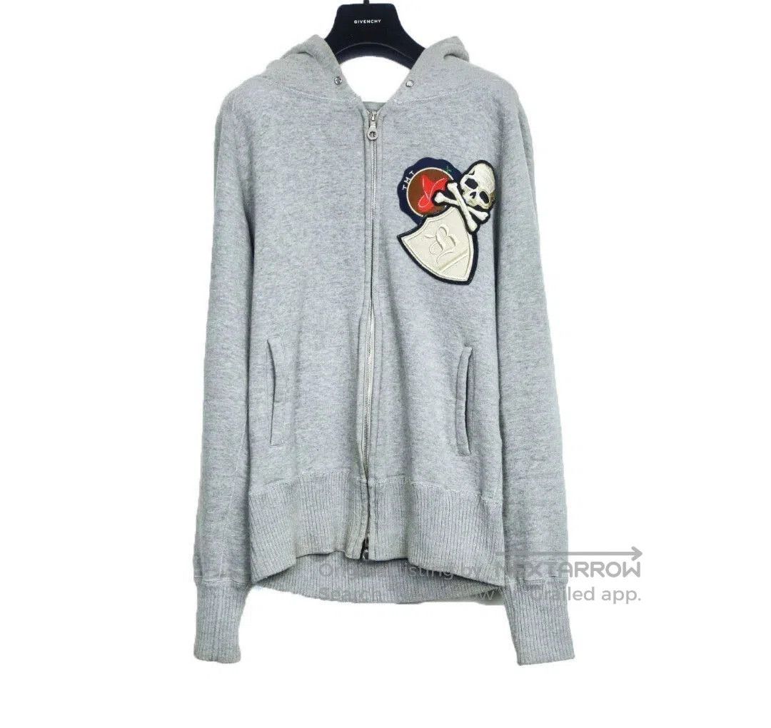 Mastermind Japan Gray Skull Print Hoodie with Hood. Size US M / EU 48-50 / 2 - 2 Thumbnail