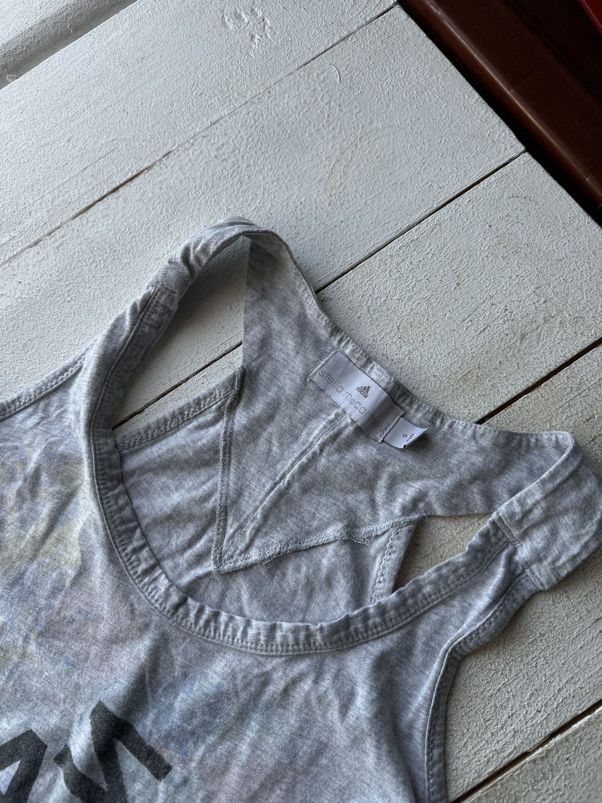 Adidas × Stella McCartney 🚨 ADIDAS STELLA MCCARTNEY BIG LOGO GRAY TANK TOP LUXURY Size S / US 4 / IT 40 - 6 Thumbnail