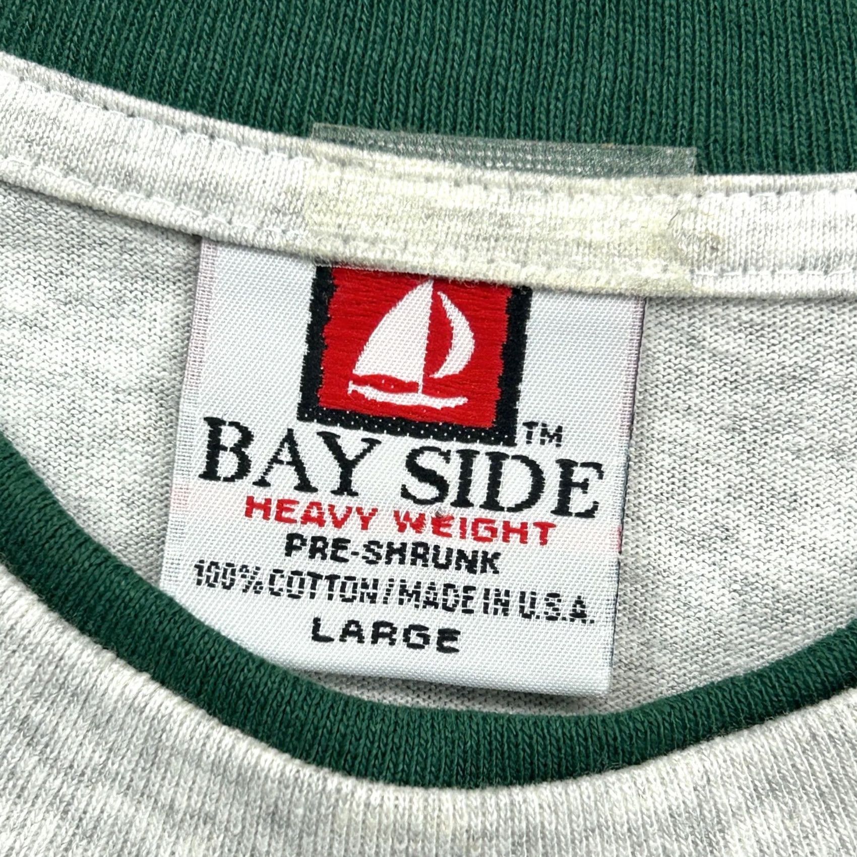 Vintage VINTAGE Bay Side The Garden State T Shirt Men L Gray 1990s Heavyweight Cotton Jersey 90s City USA Shirt Size US L / EU 52-54 / 3 - 4 Thumbnail