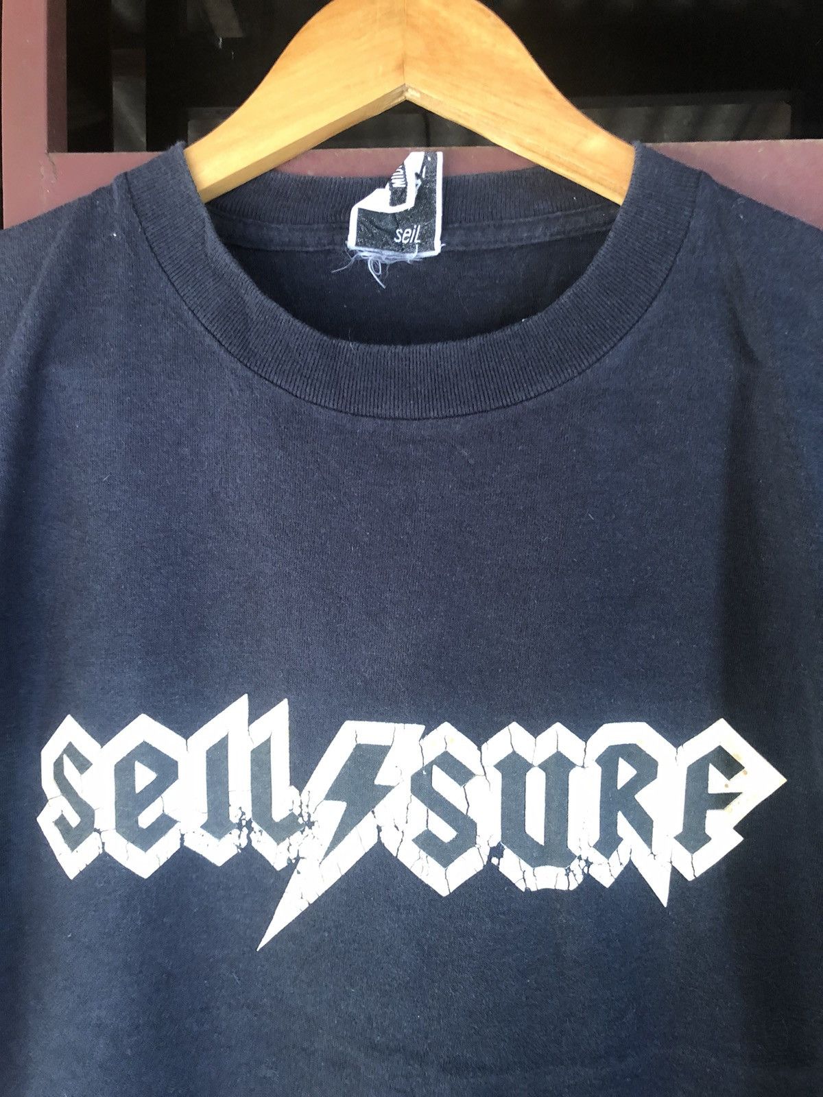 Japanese Brand 🔥Vintage 90s🔥Old School Seil Surf Crew Tshirts Size US M / EU 48-50 / 2 - 6 Thumbnail