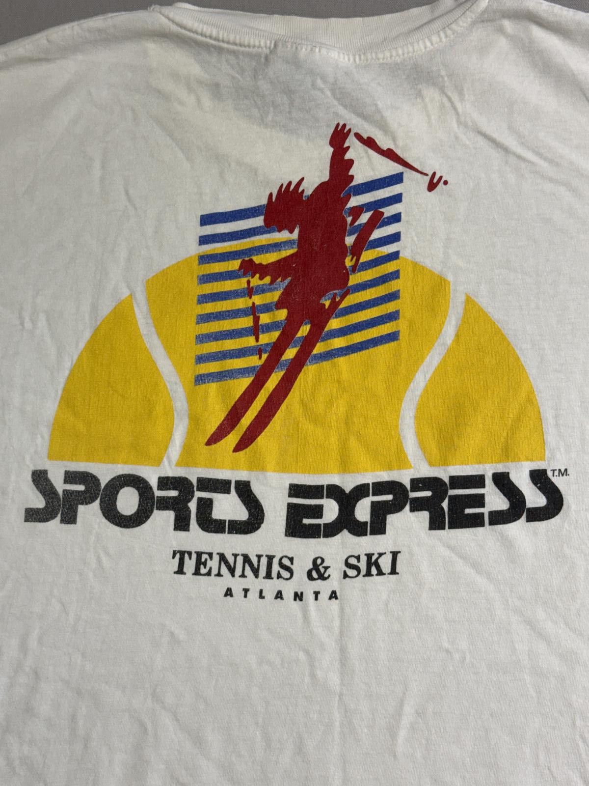 Hanes Vintage Atlanta T-shirt Sports Express Tennis & Ski Tee XL Size US XL / EU 56 / 4 - 2 Thumbnail