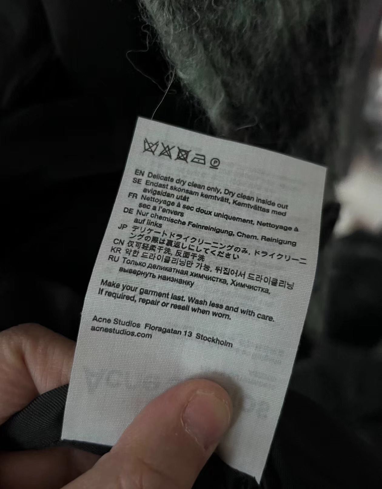 Acne Studios acne studios Mohair matching checked coat 2412-Nextarrow Size XXS / US 00 / IT 34 - 3 Thumbnail