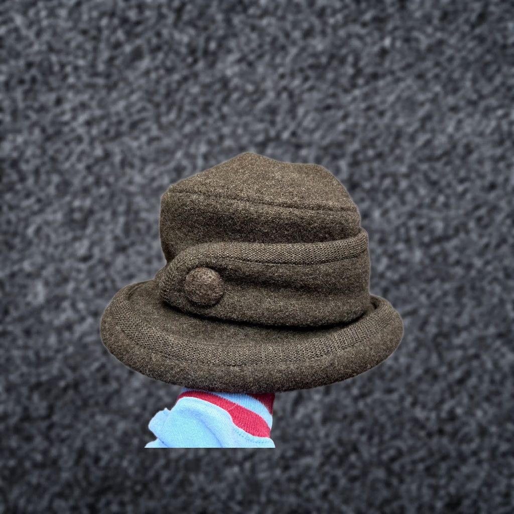 FRED Vitage Fred Bare Wool Bucket Hat England Brown One Size Women Hats Size ONE SIZE - 1 Thumbnail
