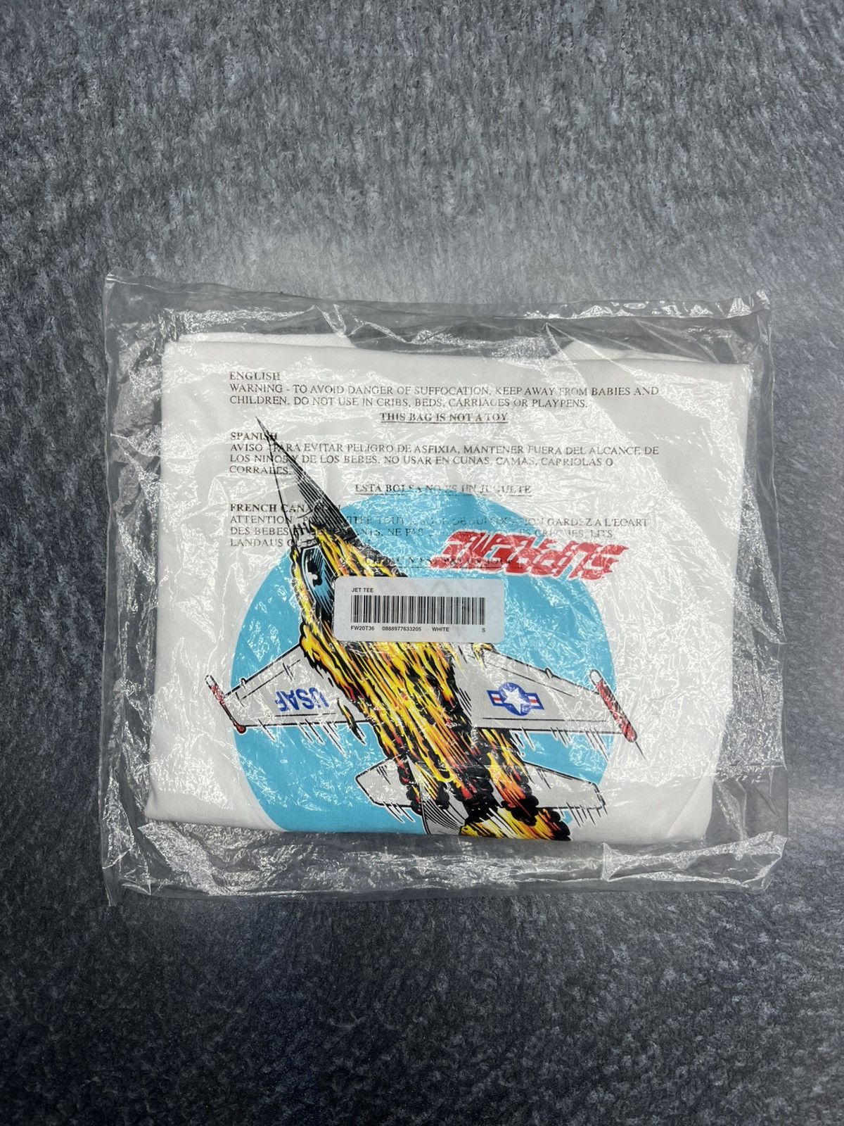 Supreme Supreme Jet T-Shirt Size US S / EU 44-46 / 1 - 5 Thumbnail