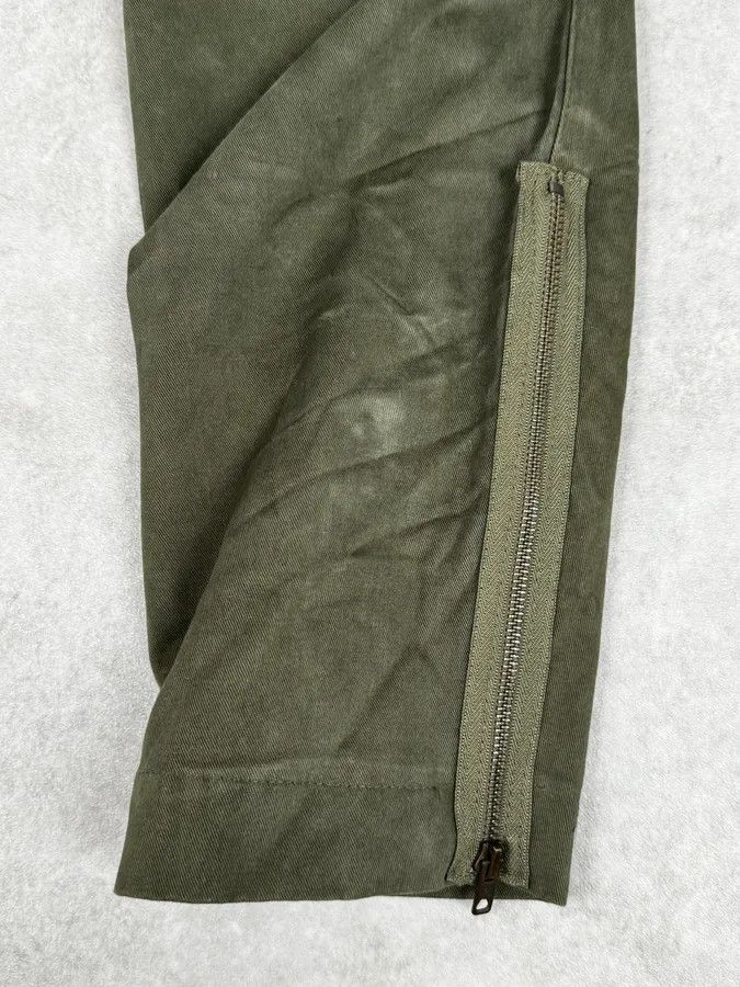 Daniele Alessandrini Daniele Alessandrini Green Cross Patch Flare Pants Size US 30 / EU 46 - 10 Thumbnail