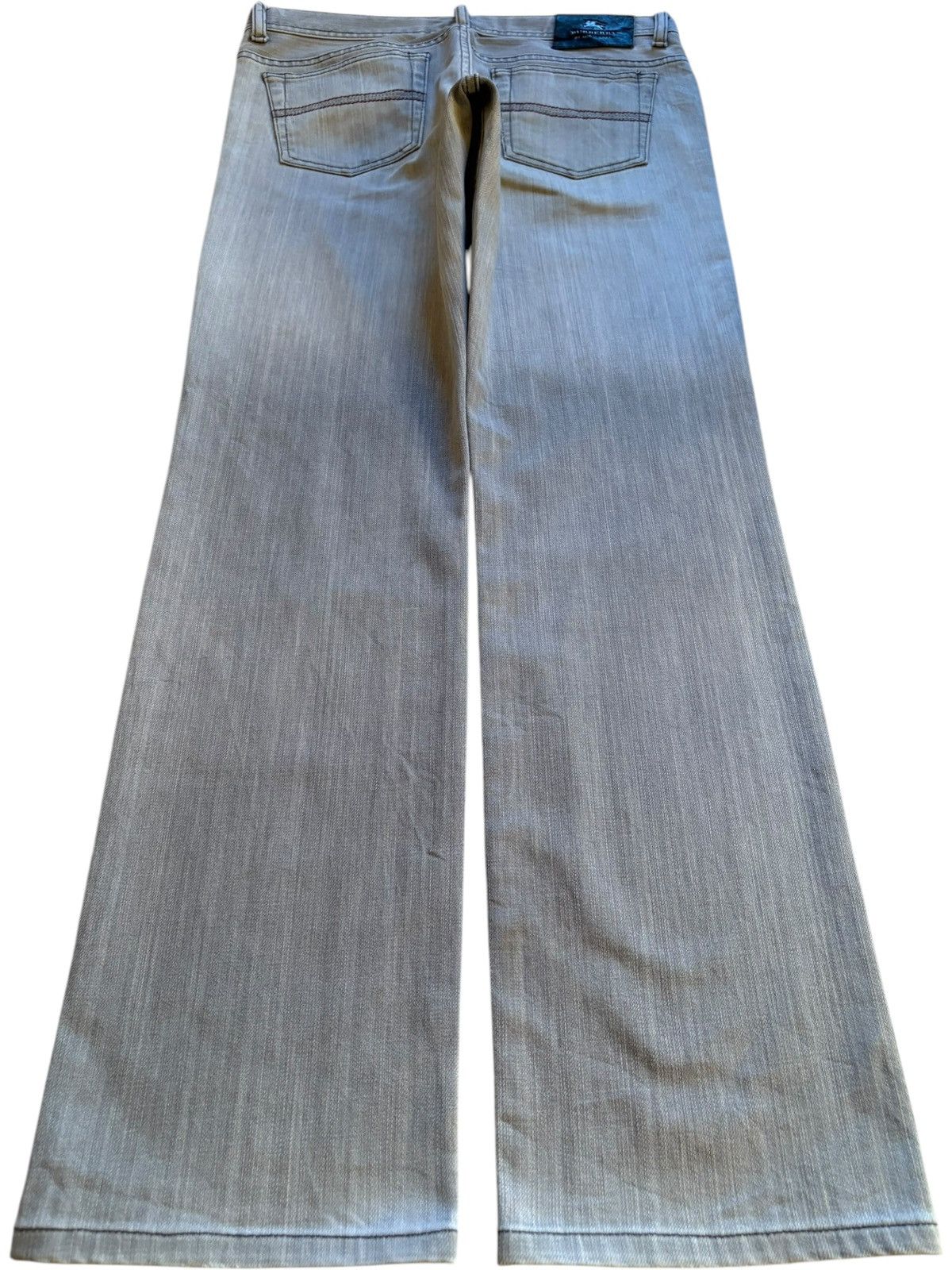 Burberry Vintage Burberry Distressed Grey Jeans Size US 31 - 2 Thumbnail