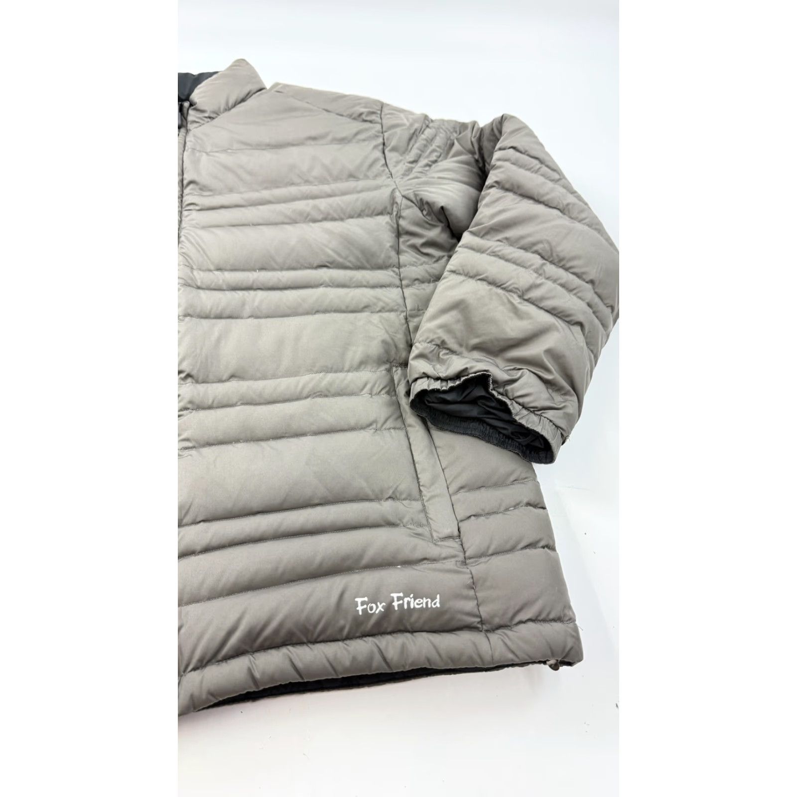 Vintage Fox Friend Jacket Mens XL Gray Down Puffer Reversible Winter Full Zip 10911 Size US XL / EU 56 / 4 - 2 Thumbnail