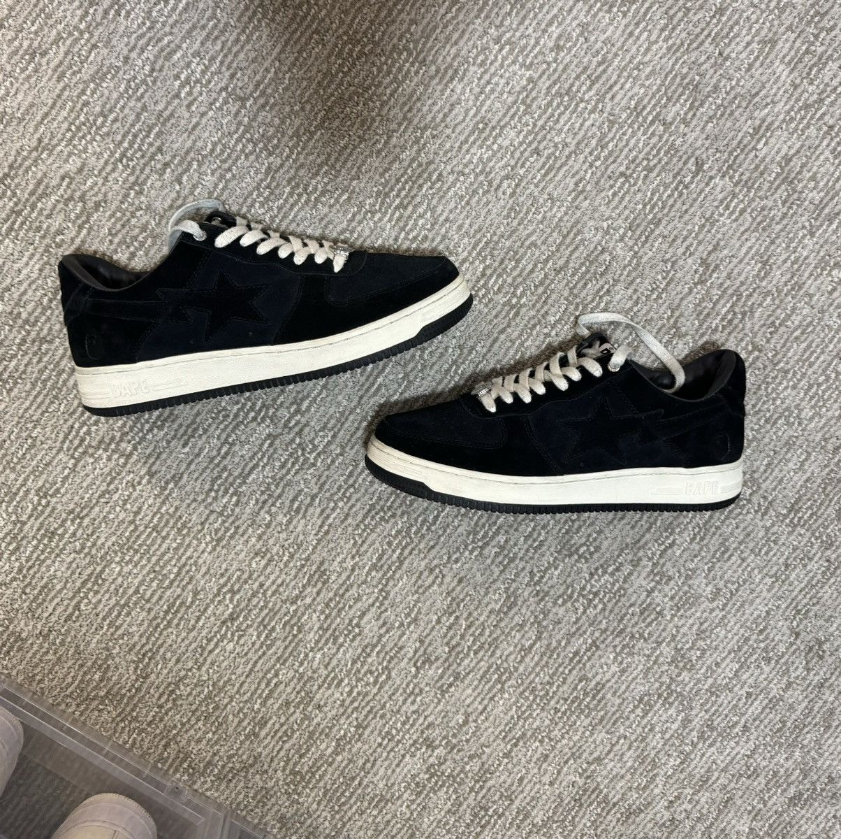 image of Bapesta Low M1 Shoes in Black, Men's (Size 11)