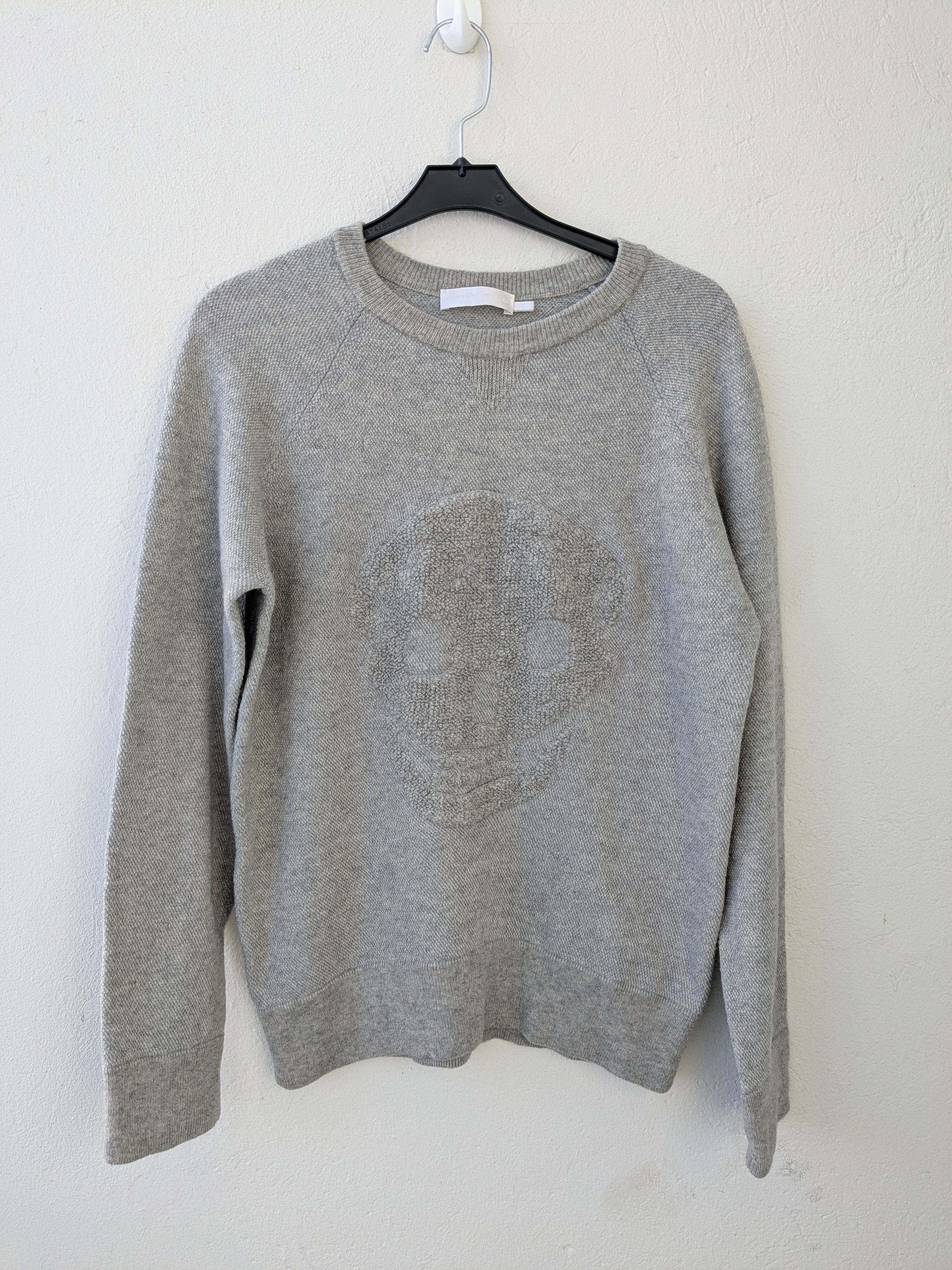 Alexander McQueen Vintage Alexander McQueen 3D Skull Sweater Size US M / EU 48-50 / 2 - 1 Thumbnail