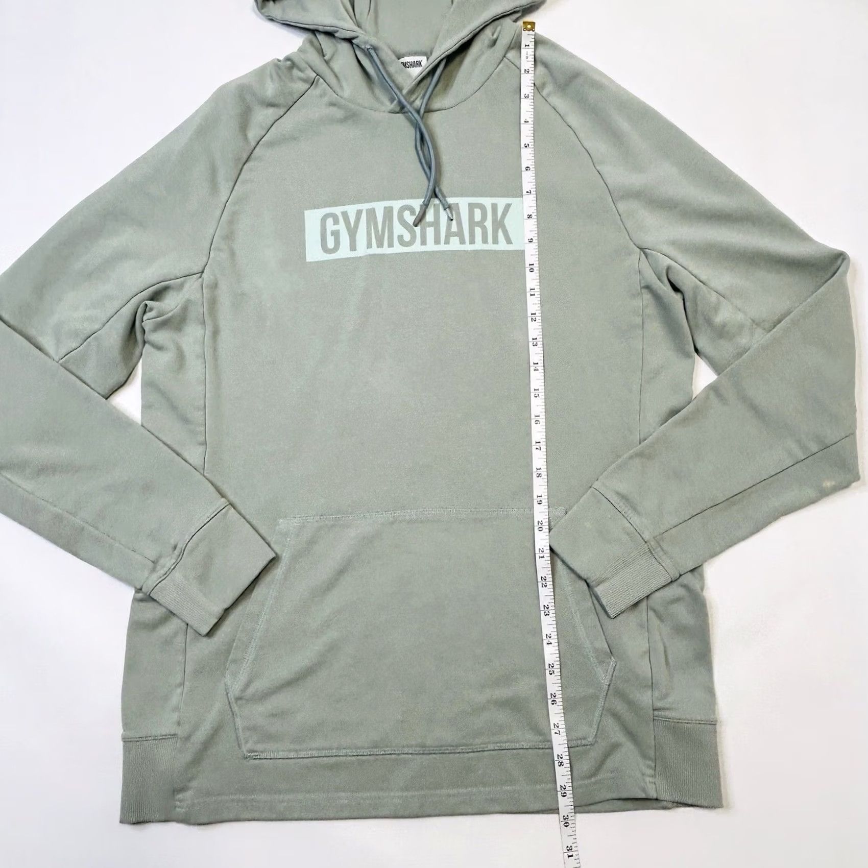 Gymshark Gymshark Hoodie Mens L Green Logo Pullover Outdoor Athleisure Racing Running Shirt? Size US L / EU 52-54 / 3 - 5 Thumbnail