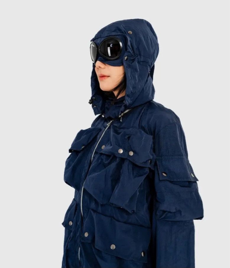 Japanese Brand 💥Casual mod navy blue Goggle jacket Size US L / EU 52-54 / 3 - 2 Thumbnail