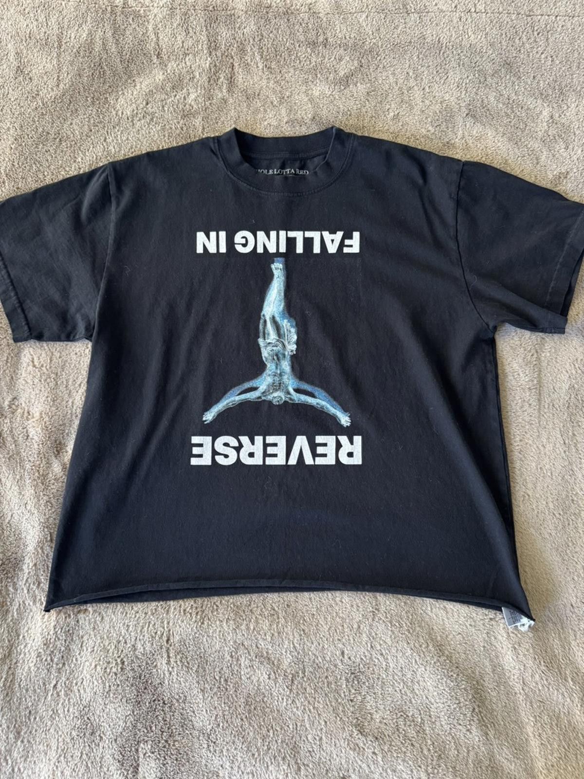 Playboi Carti Playboi Carti Graphic Tee with 'Reverse Falling In' Print Size US M / EU 48-50 / 2 - 1 Thumbnail