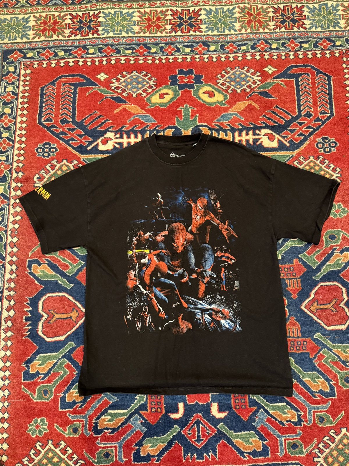 Sergio Calabasas × Spyder Sergio Calabasas x Spider-man Vintage T-shirt Size US M / EU 48-50 / 2 - 1 Thumbnail