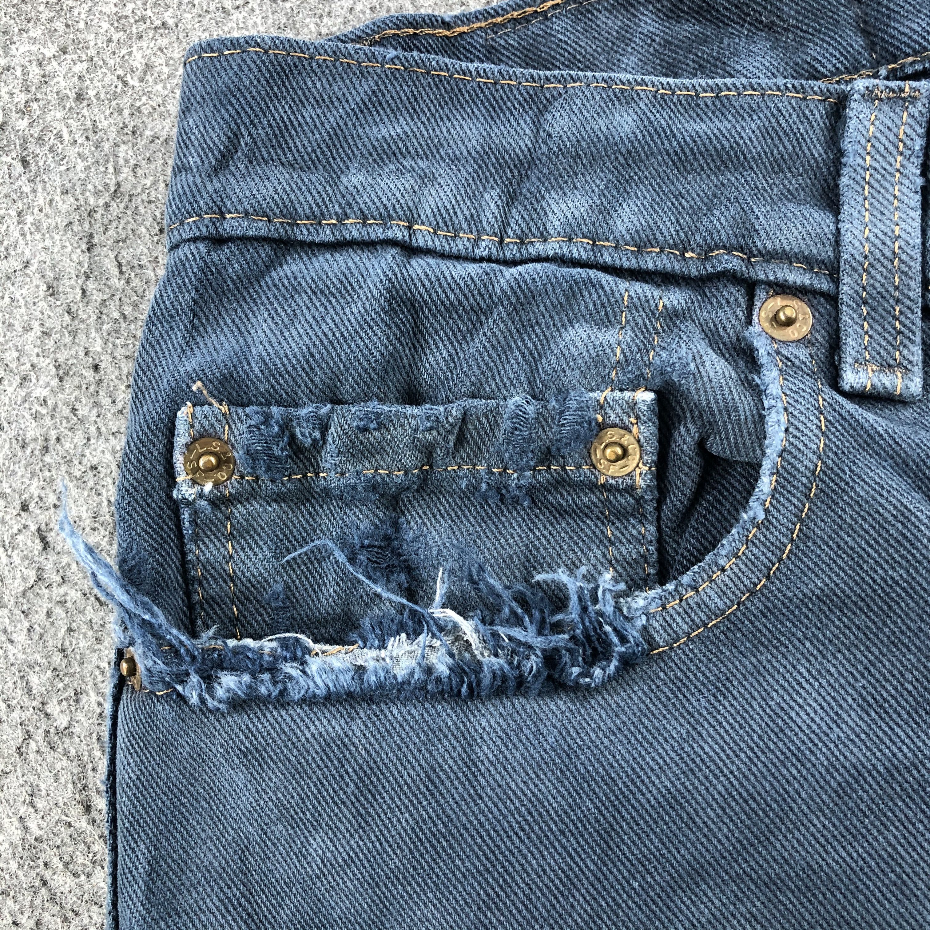 Levi's 90s Vintage Blue Wash Levis 554 Jeans-J2178 Size US 33 - 9 Thumbnail