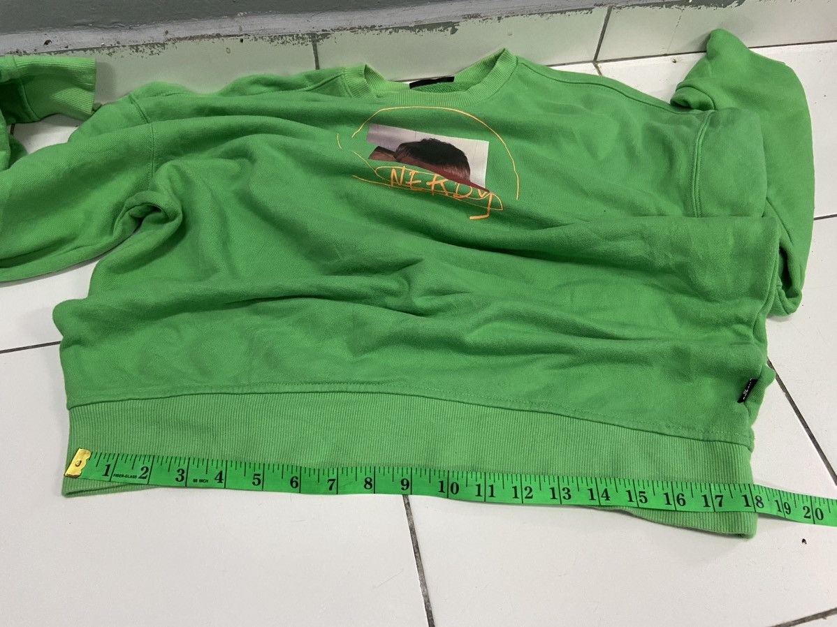 Japanese Brand NERDY STREETWEAR GREEN SWEATSHIRT Size US M / EU 48-50 / 2 - 15 Thumbnail