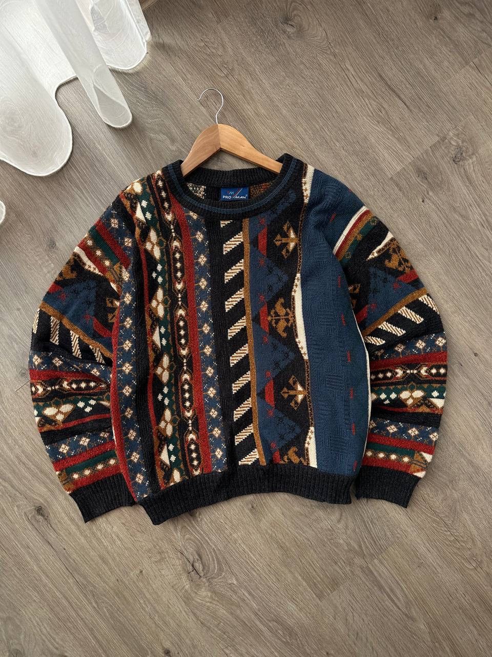 Carlo Colucci × Coogi × Vintage Vintage Coogi Style Knit Y2K Style Sweater Size US M / EU 48-50 / 2 - 5 Thumbnail