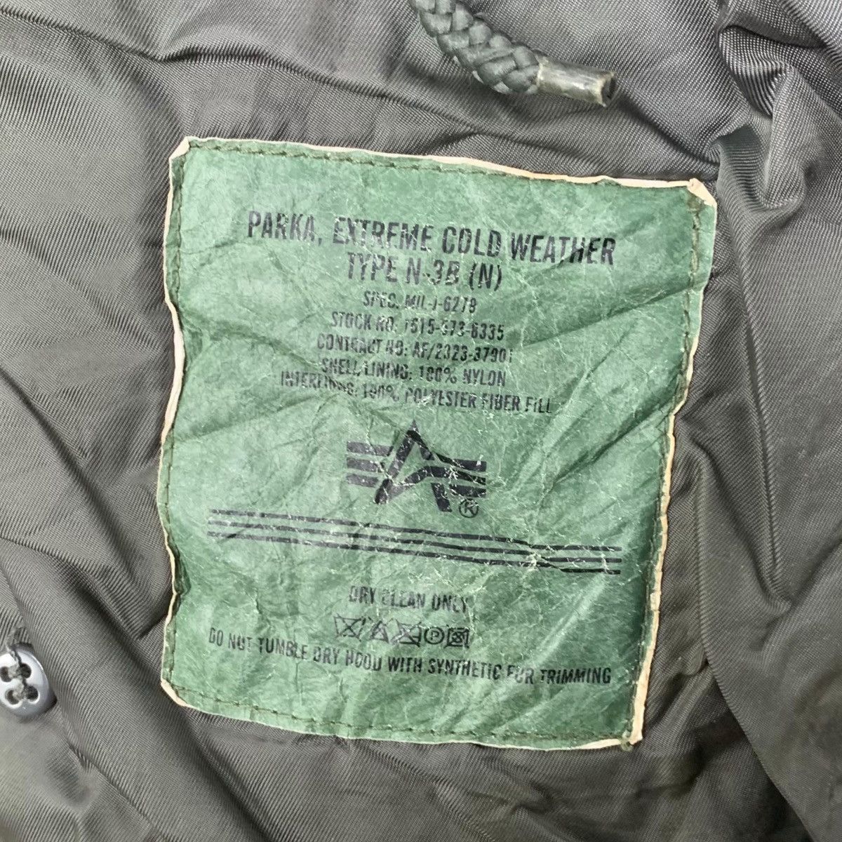 Alpha Industries ALPHA INDUSTRIES TYPE N-3B Extreme Weather Green Jacket Size US L / EU 52-54 / 3 - 6 Thumbnail