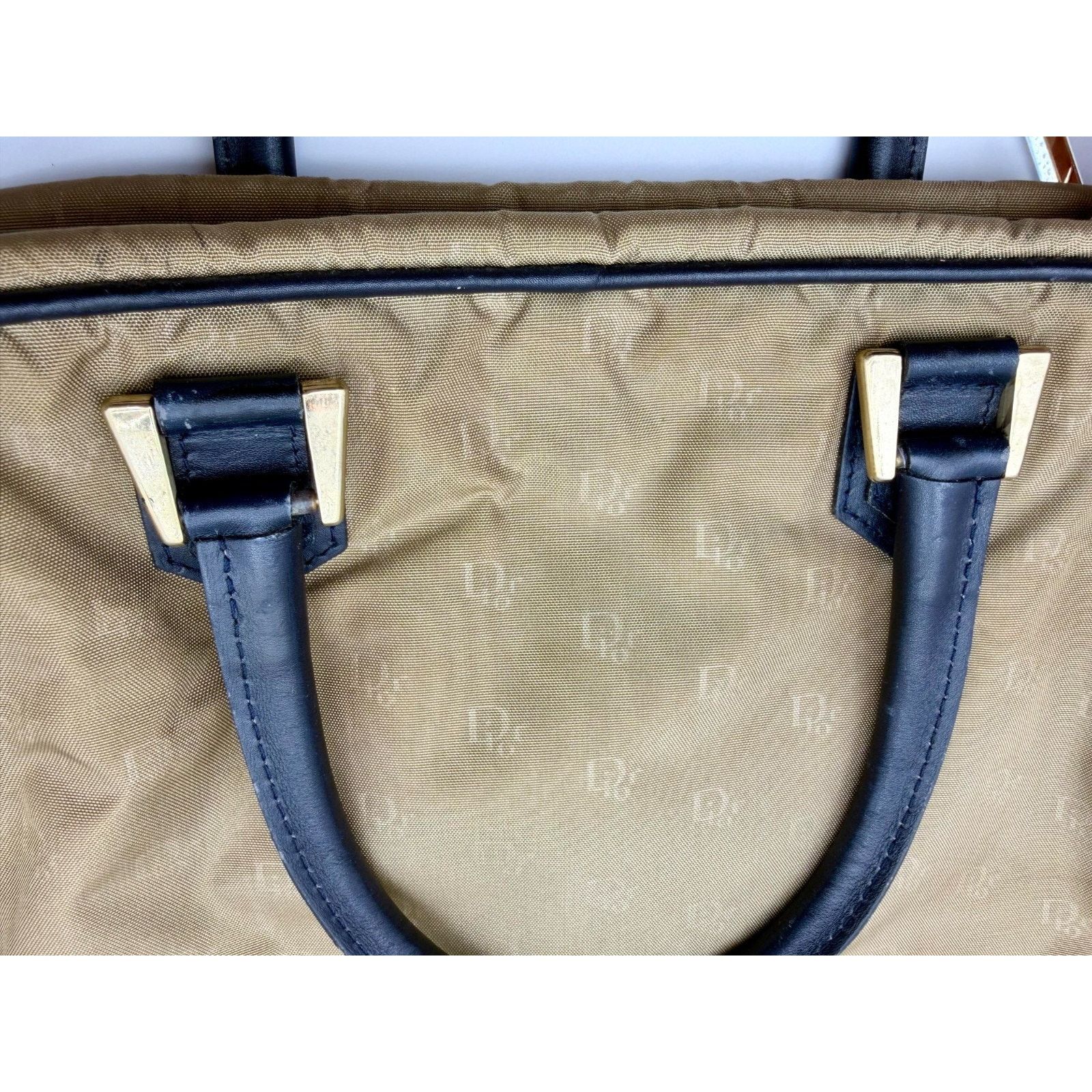 Dior DIOR Boston Duffle Bag | Logo | Nylon Khaki | Travel | COA Size ONE SIZE - 8 Thumbnail