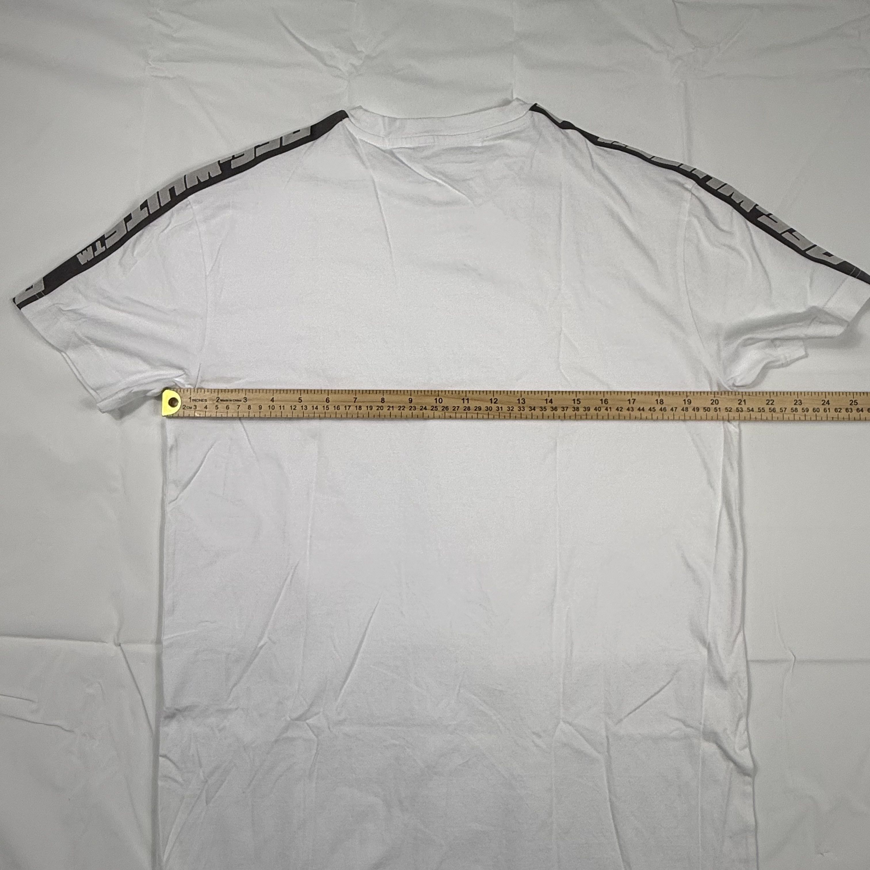 Off-White Off-White Athleisure White T-Shirt Logo Shoulder Tape Size US L / EU 52-54 / 3 - 8 Thumbnail