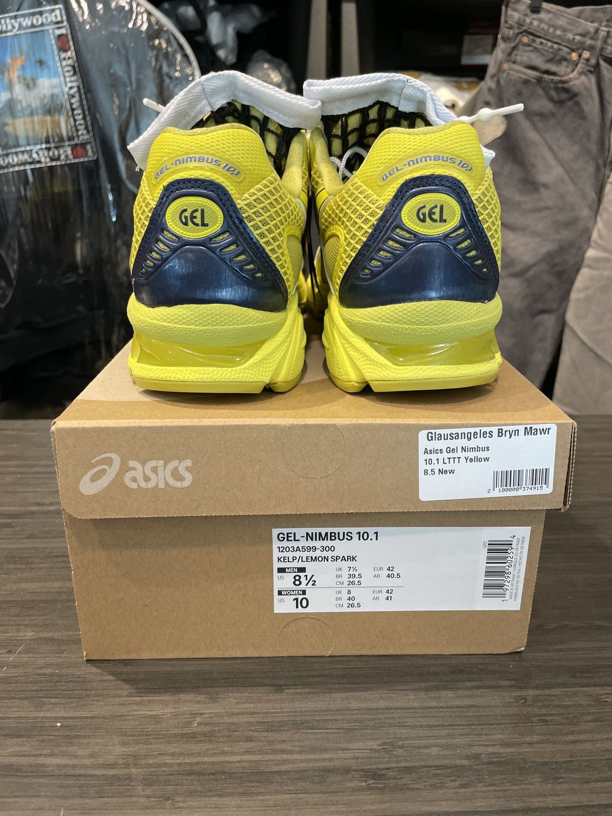 Asics Little Tokyo Table Tennis x Asics Gel Nimbus 10.1 Size US 8.5 / EU 41-42 - 4 Thumbnail
