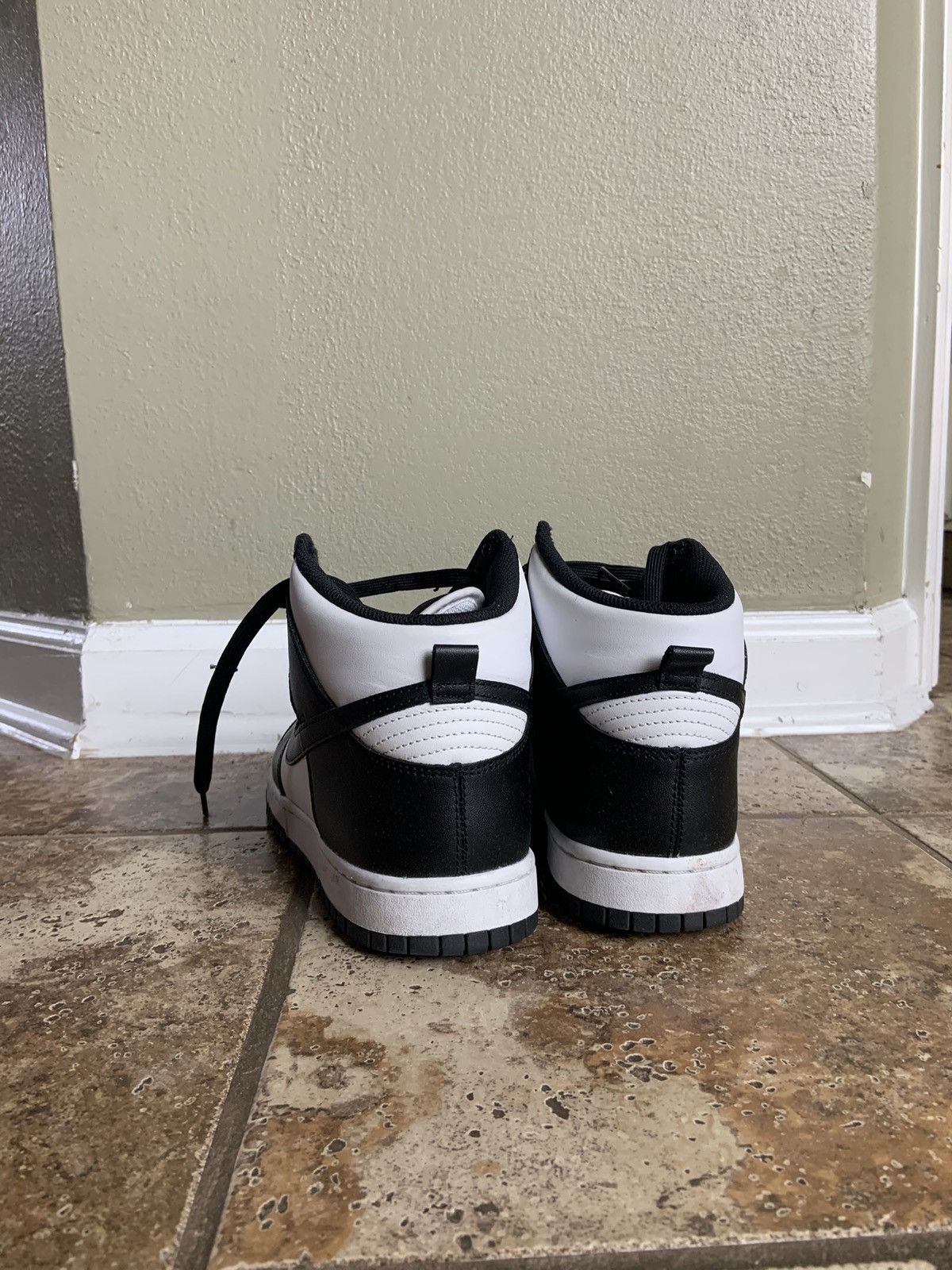 Nike Nike Dunk High Panda trainers #sneakers Size US 10 / EU 43 - 3 Thumbnail