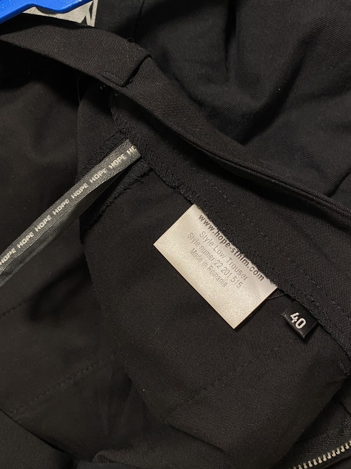 Hope × Japanese Brand Hope Avantgarde Low Trousers Pants Size US 32 / EU 48 - 5 Thumbnail