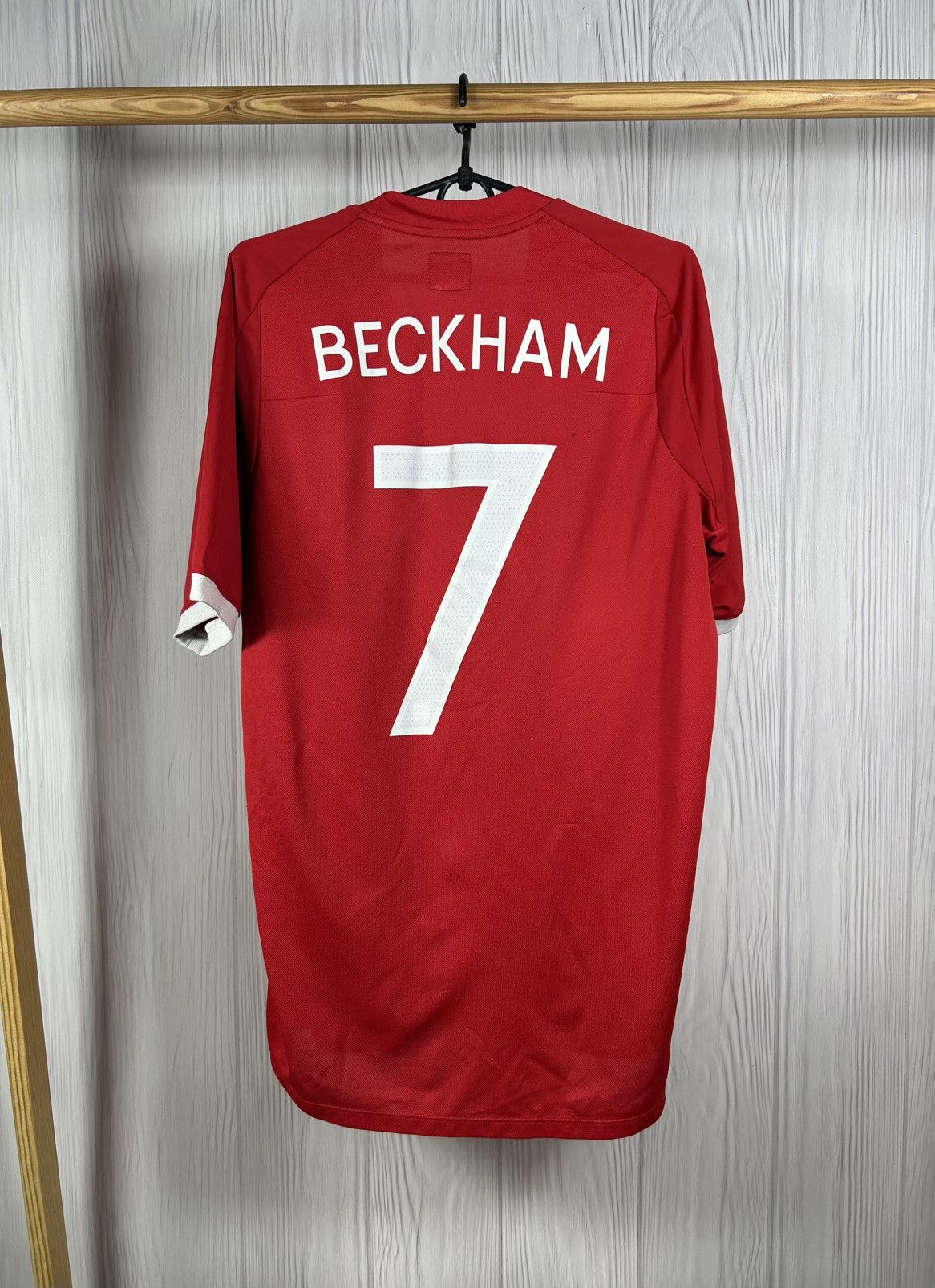 Umbro England Beckham Soccer Jersey 2010 Umbro Away Shirt Size 40 Size US M / EU 48-50 / 2 - 2 Thumbnail