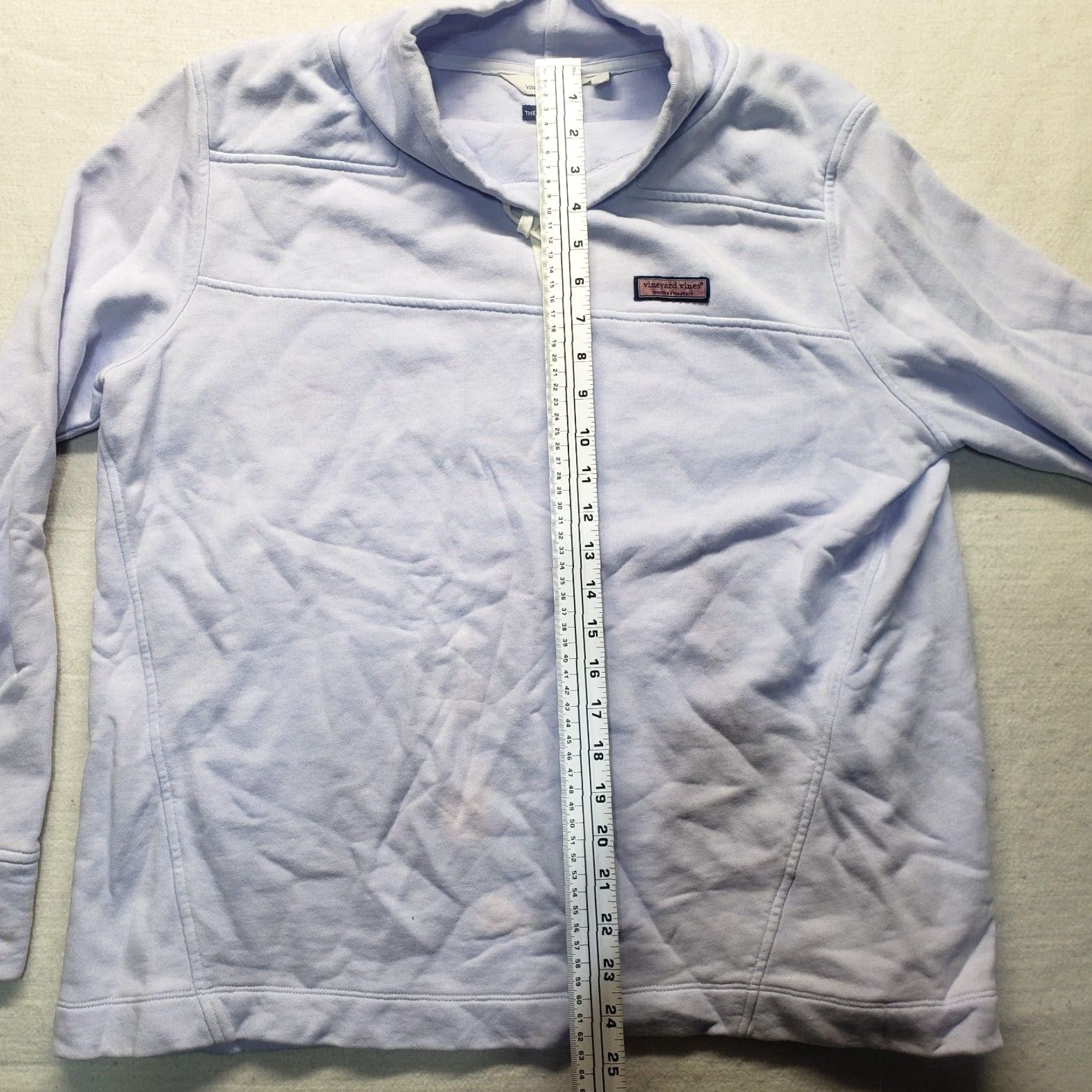Vineyard Vines Vineyard Vines Sweater Light Blue Pullover 1/4 Zip The Shep Shirt Preppy Men's L Shirt Size US L / EU 52-54 / 3 - 6 Thumbnail