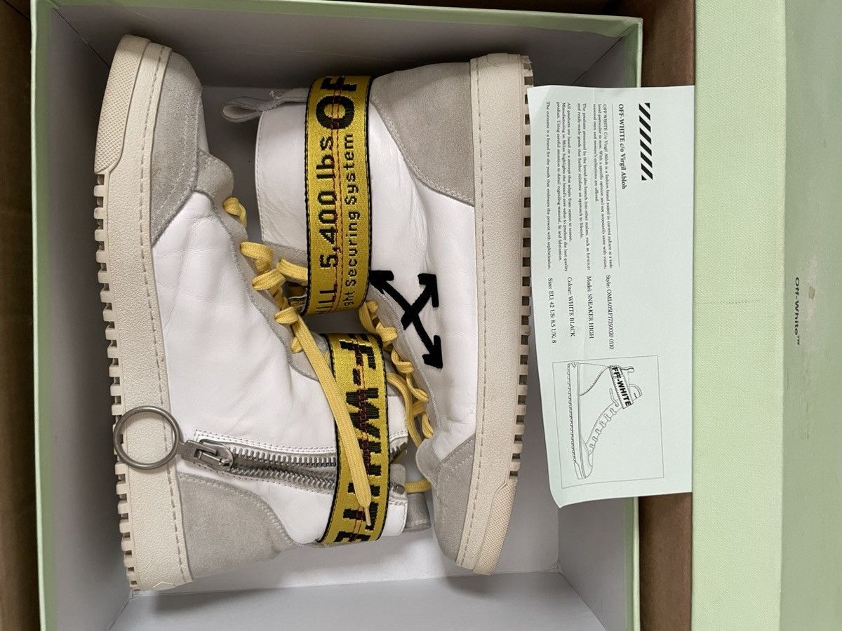 Off-White Off-White Industrial High Top Size US 8.5 / EU 41-42 - 1 Thumbnail