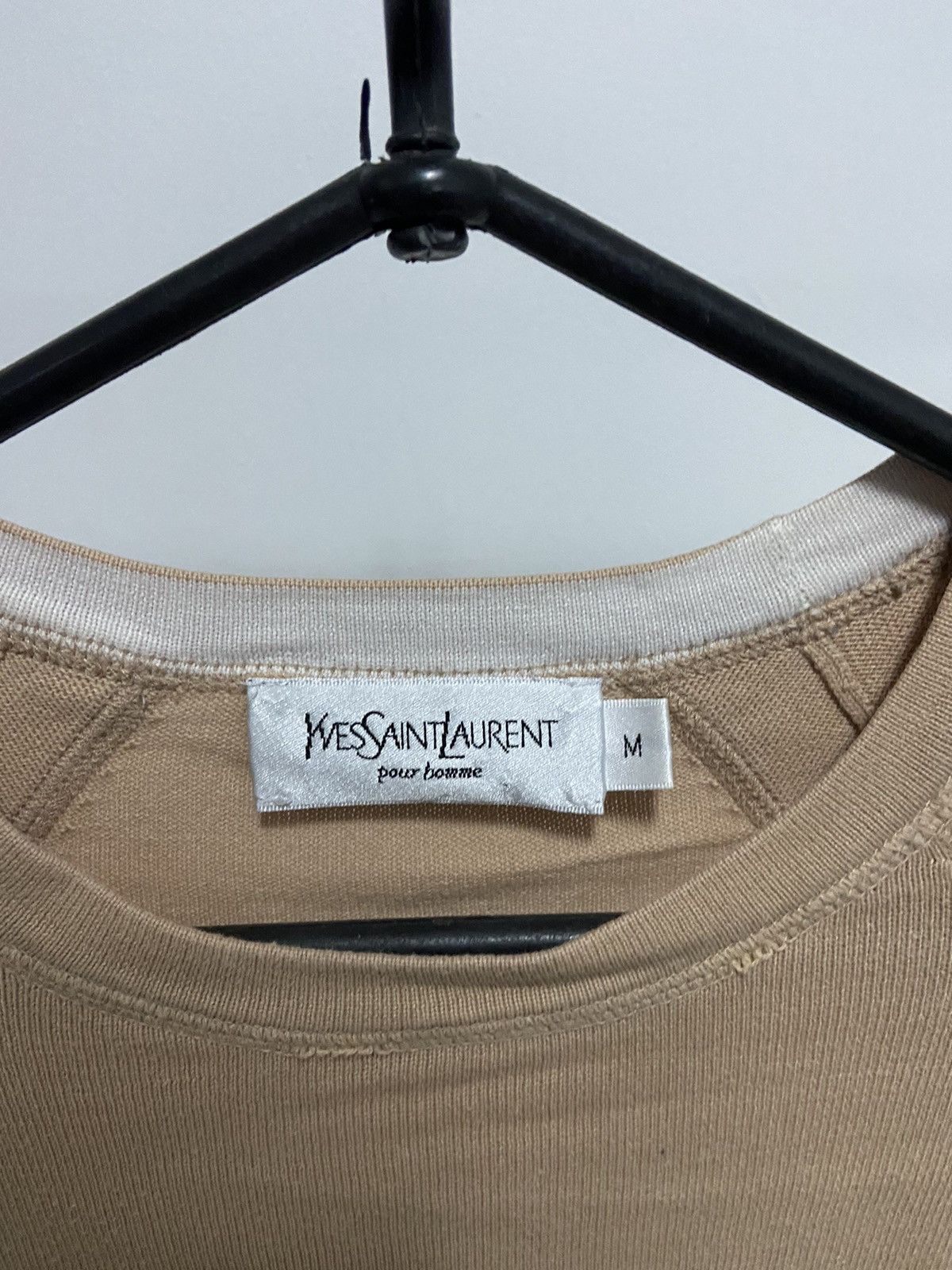 Vintage × Yves Saint Laurent Yves Saint Laurent Vintage Longsleeve YSL Logo Y2K Size US M / EU 48-50 / 2 - 6 Thumbnail