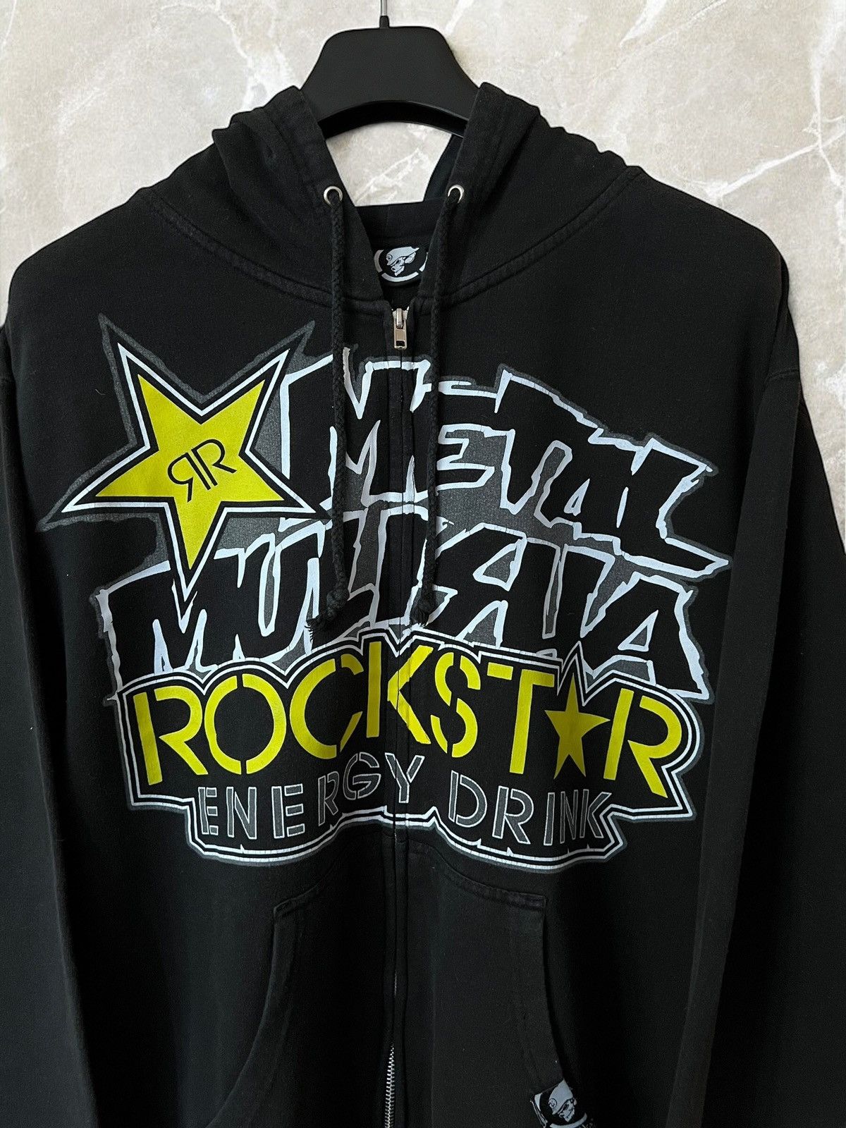 Band Tees × Metal Mulisha × Vintage METAL MULISHA ROCKSTAR Energy Tour vintage Hoodie 00s band Size US L / EU 52-54 / 3 - 3 Thumbnail