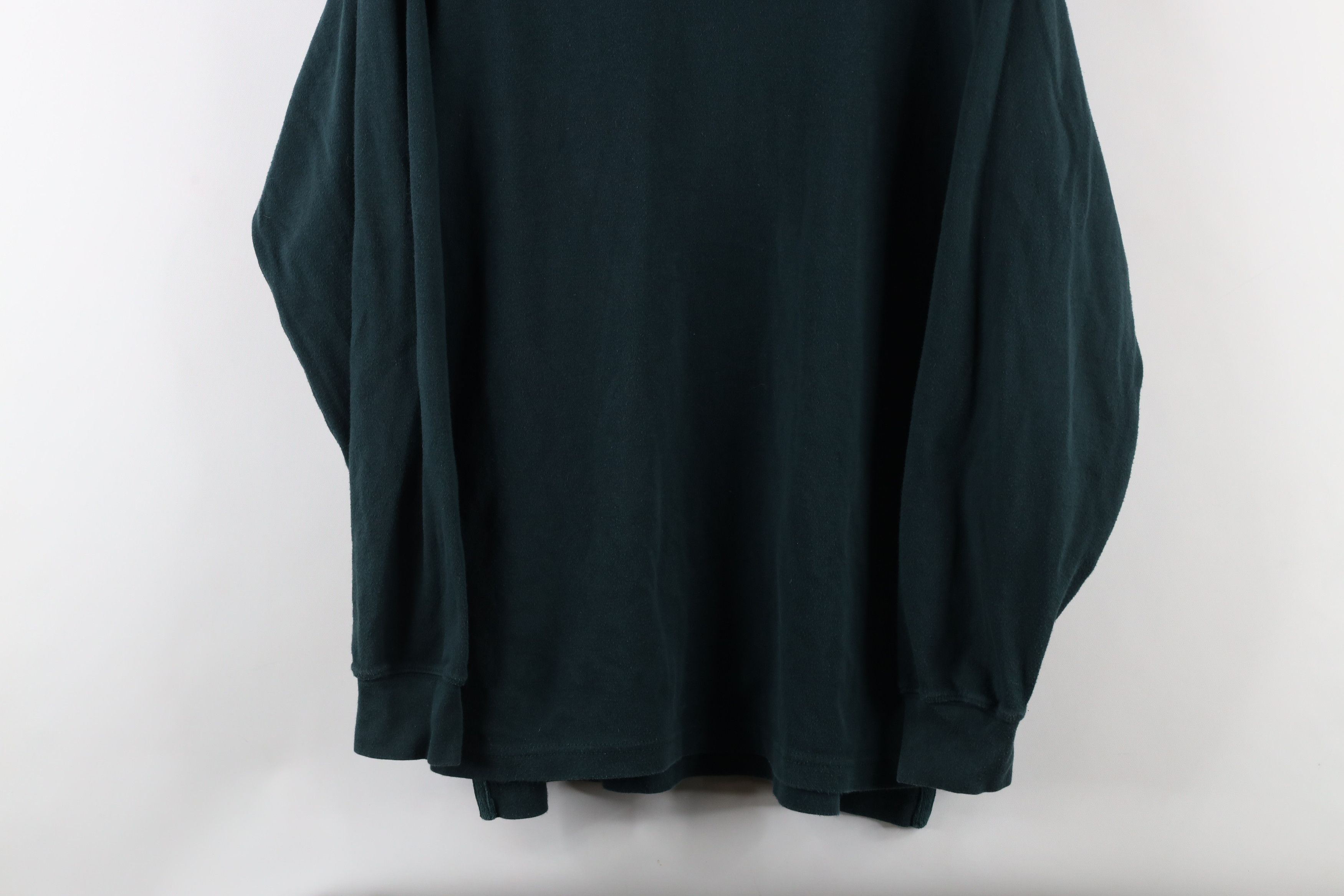 Vintage Vintage 90s Streetwear Long Sleeve Turtleneck T-Shirt Green Size US M / EU 48-50 / 2 - 3 Thumbnail