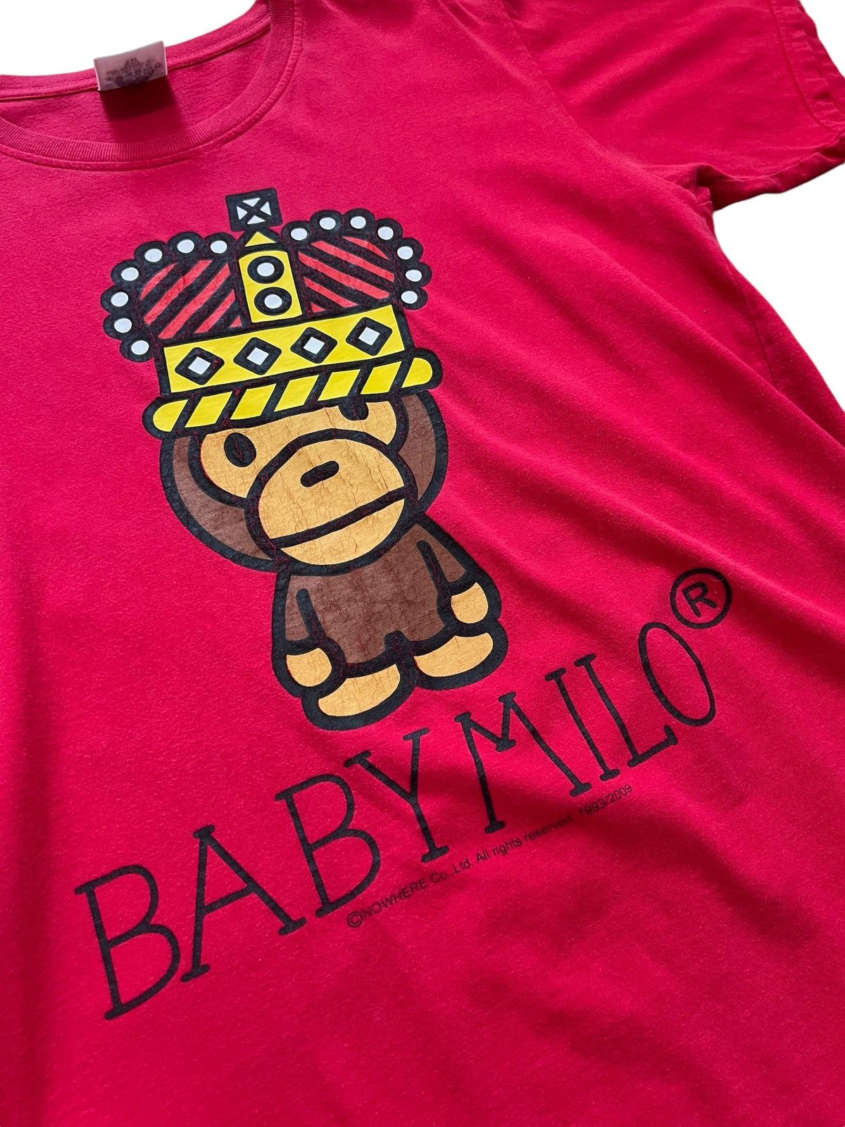 Bape Bape Baby Milo "Crown" T-Shirt red Size US M / EU 48-50 / 2 - 2 Thumbnail