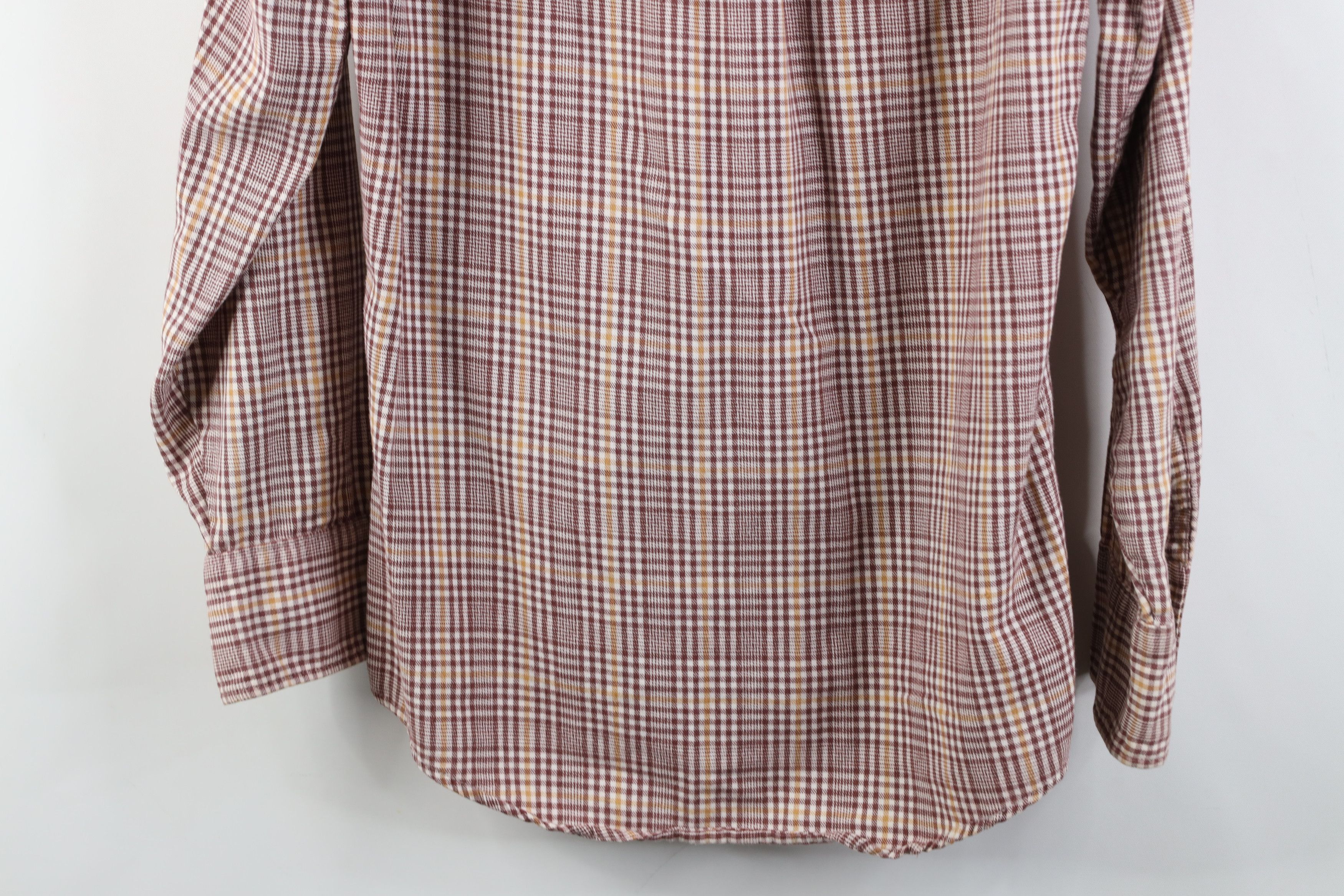 Vintage Vintage 60s 70s Streetwear Collar Flannel Button Shirt Size US S / EU 44-46 / 1 - 12 Thumbnail