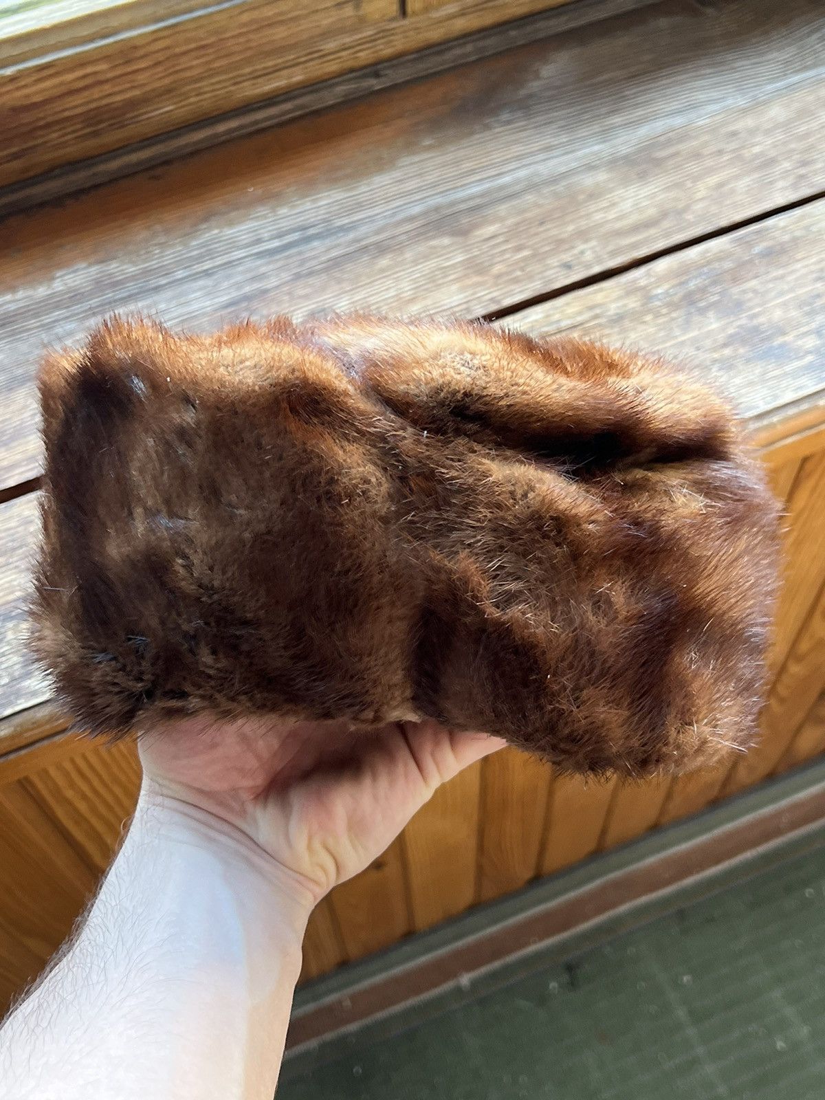 Vintage Vintage Ushanka Trapper Hat Furry Mohair Fuzzy Fur Hat Size ONE SIZE - 4 Thumbnail