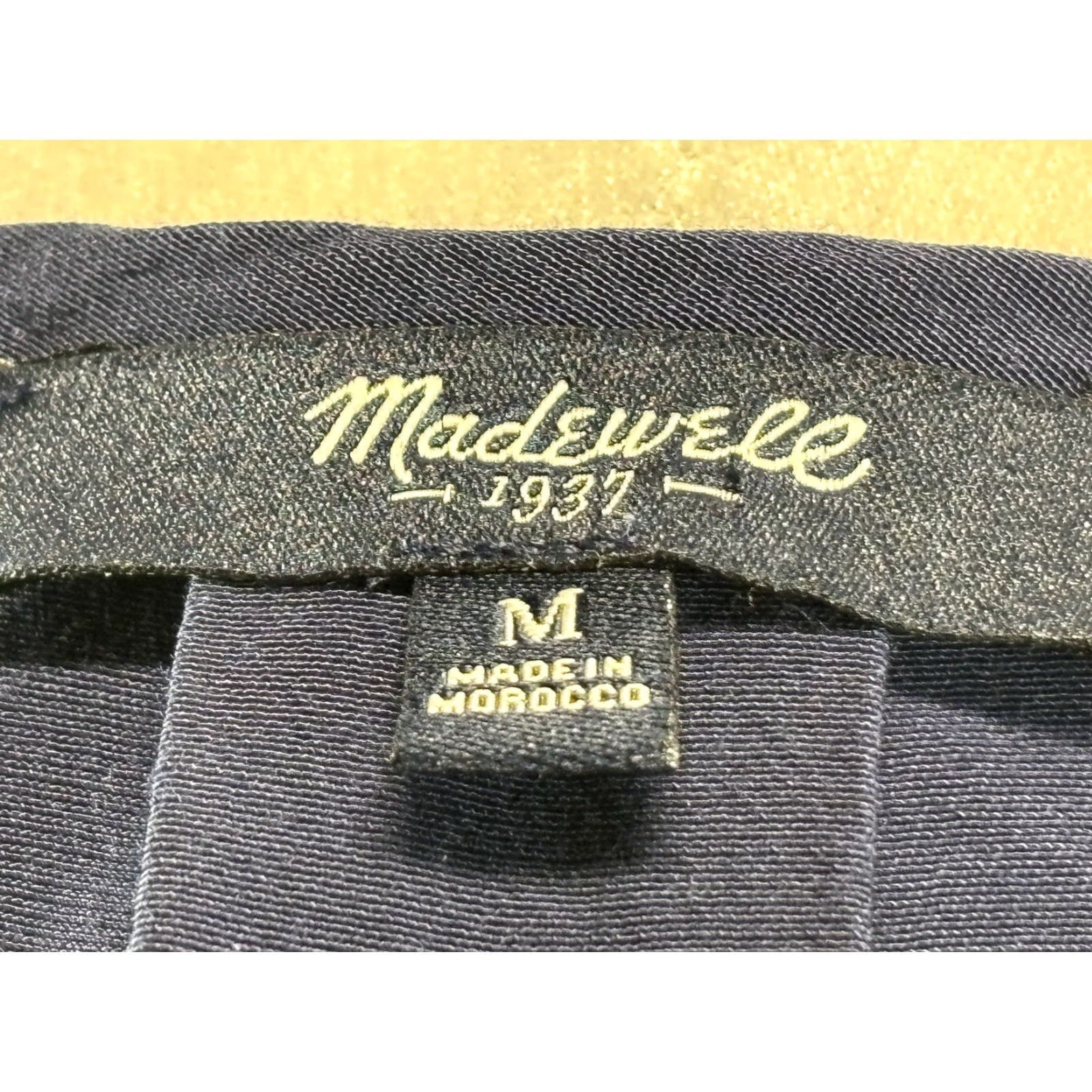 Madewell VINTAGE Madewell Shirt Dress Womens M Navy Tunic 3/4 Sleeve Button Drop Waist Military Epaulettes Size M / US 6-8 / IT 42-44 - 6 Thumbnail
