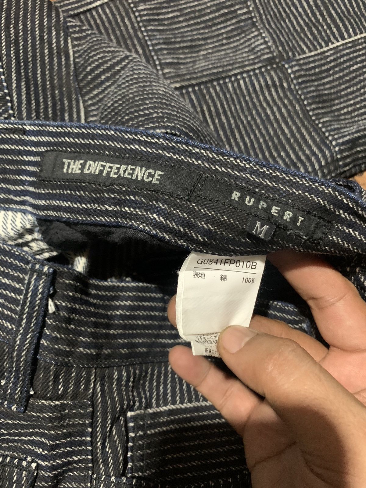 Hysteric Glamour Flare jeans The difference Ruppert patchwork striped Size US 31 - 10 Thumbnail
